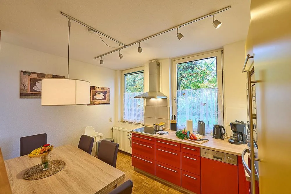 Kitchen or kitchenette in Alpaka - & Ferienhof Neukämper