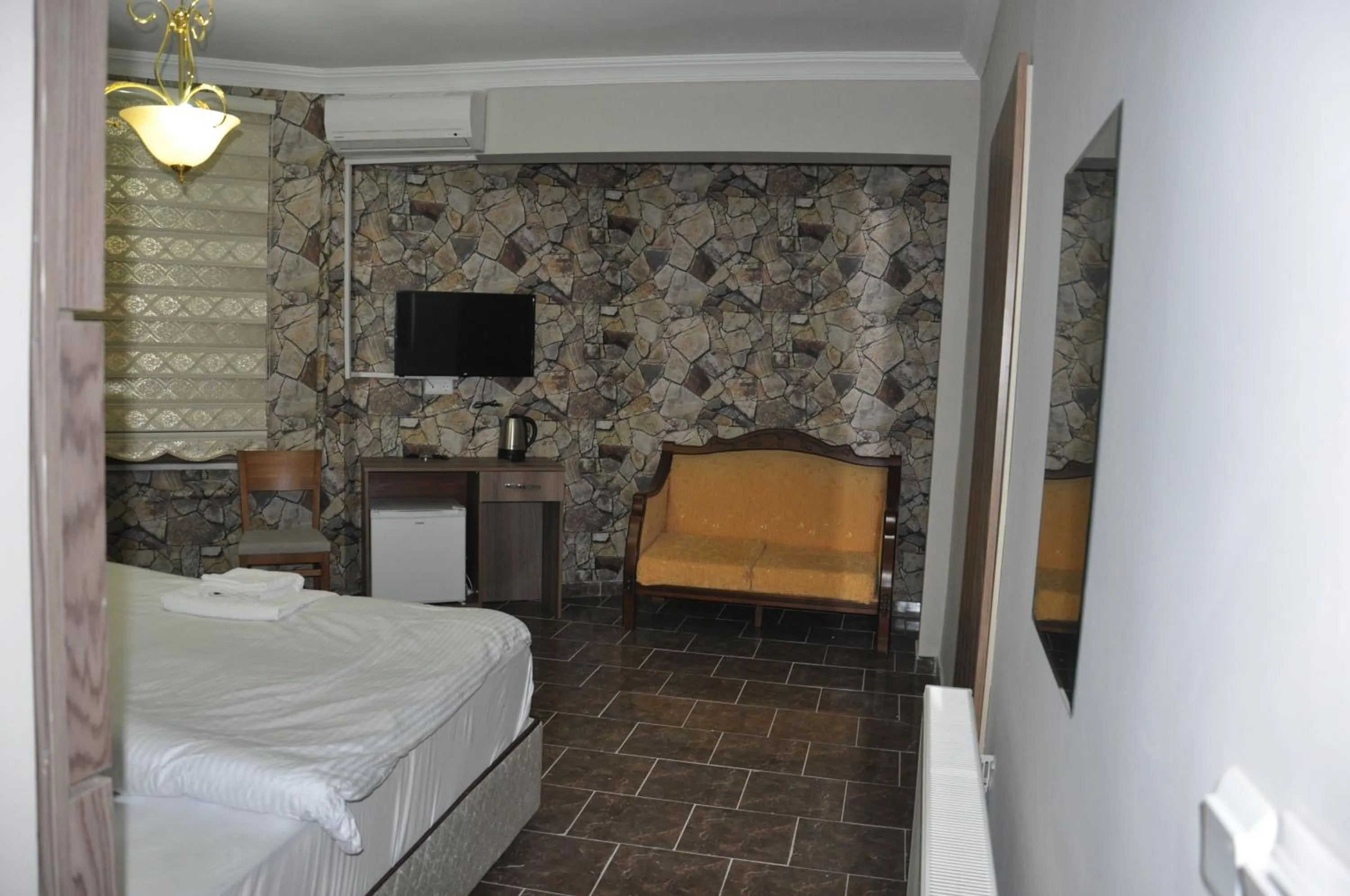 Decorative detail, Bed in Mevlana Palace