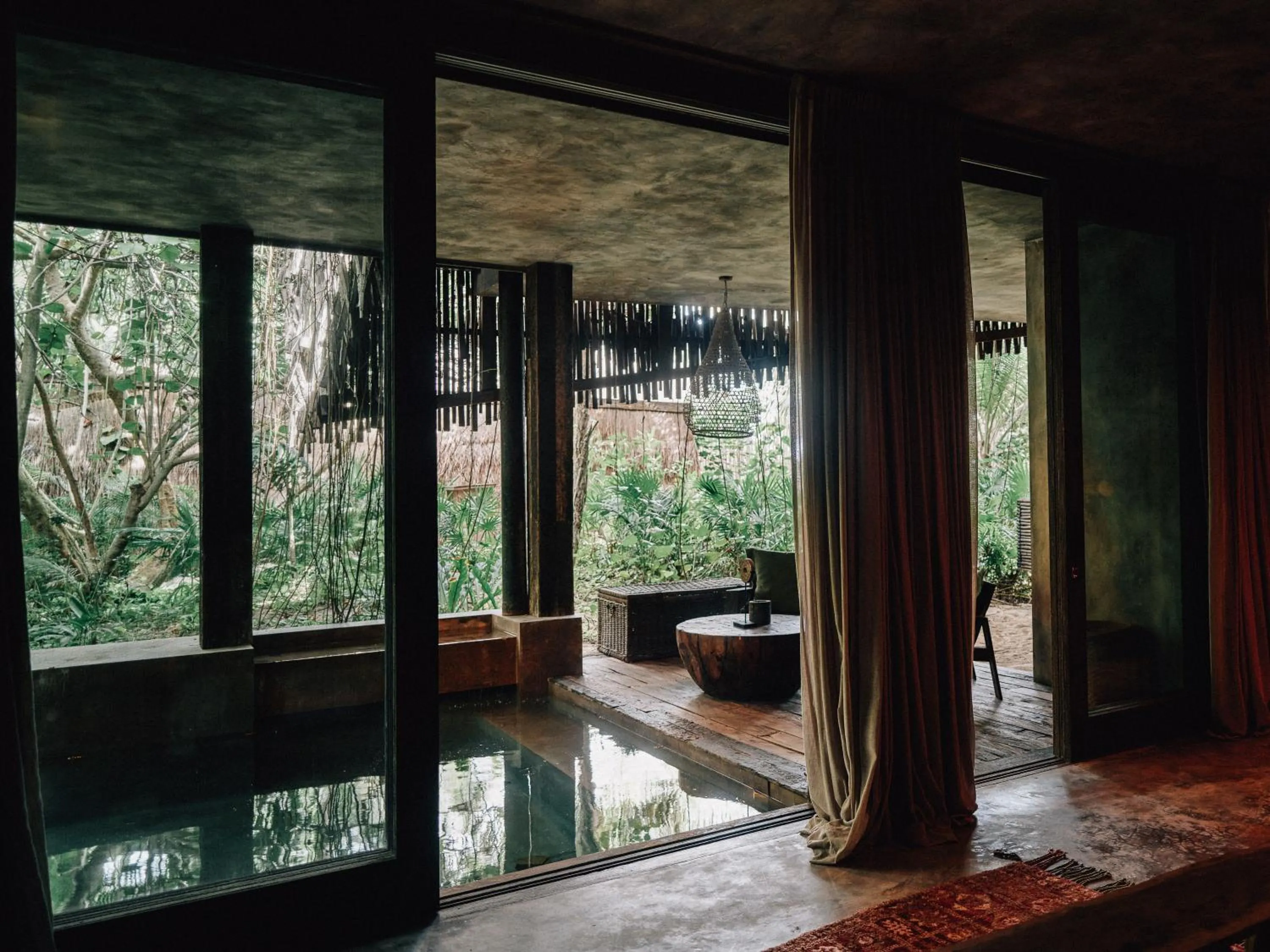 Pool view in Nômade Temple Tulum