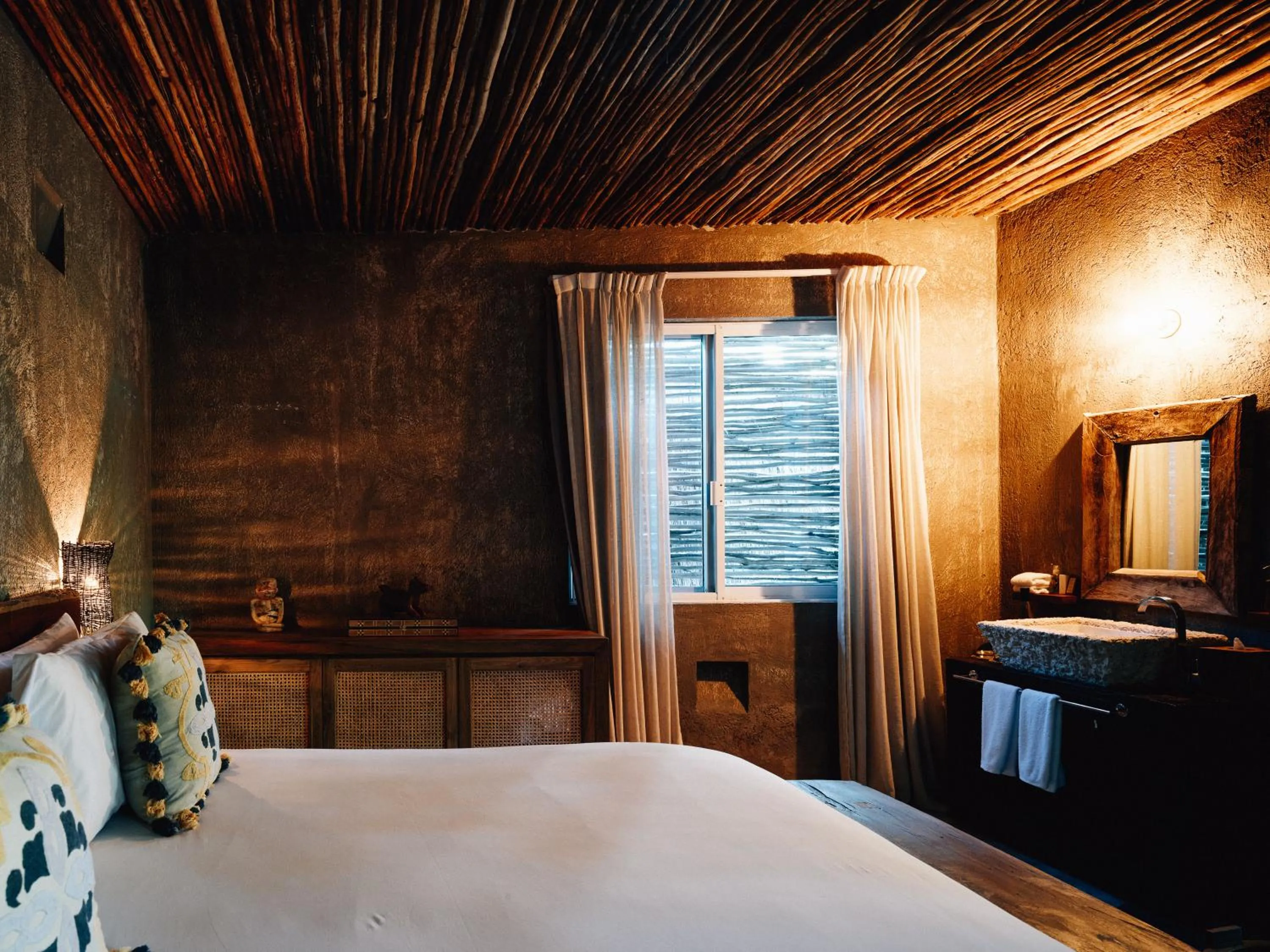 Bed in Nômade Temple Tulum