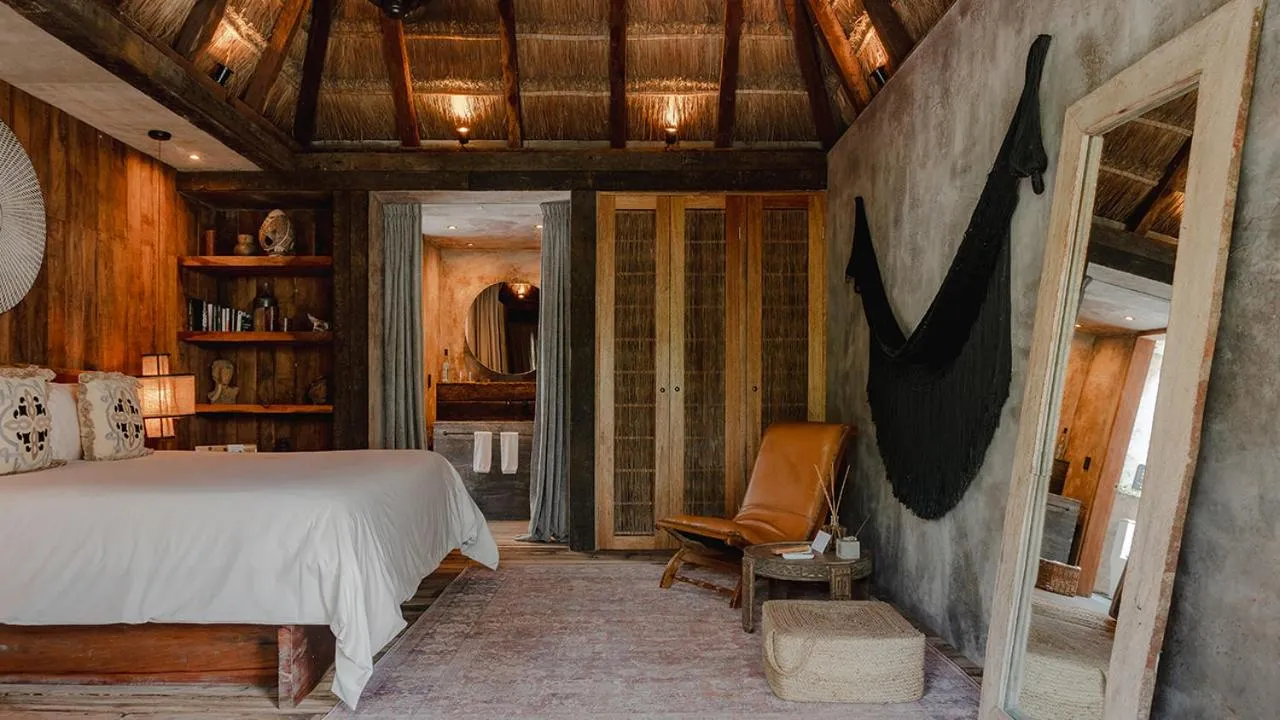 Bed in Nômade Temple Tulum