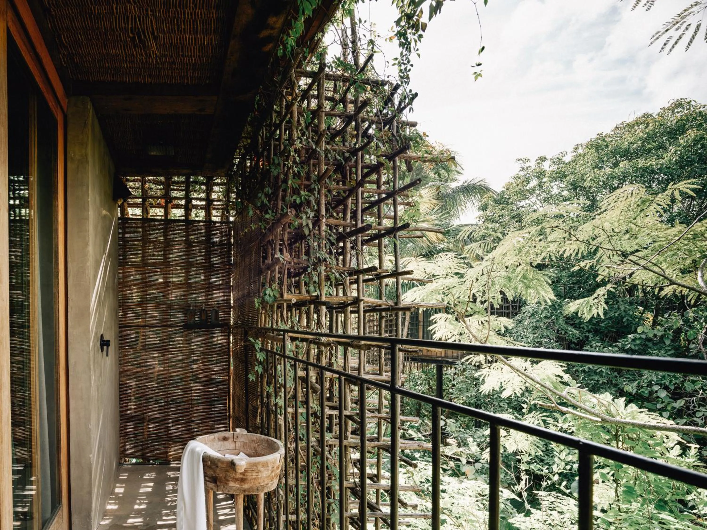 Garden view in Nômade Temple Tulum