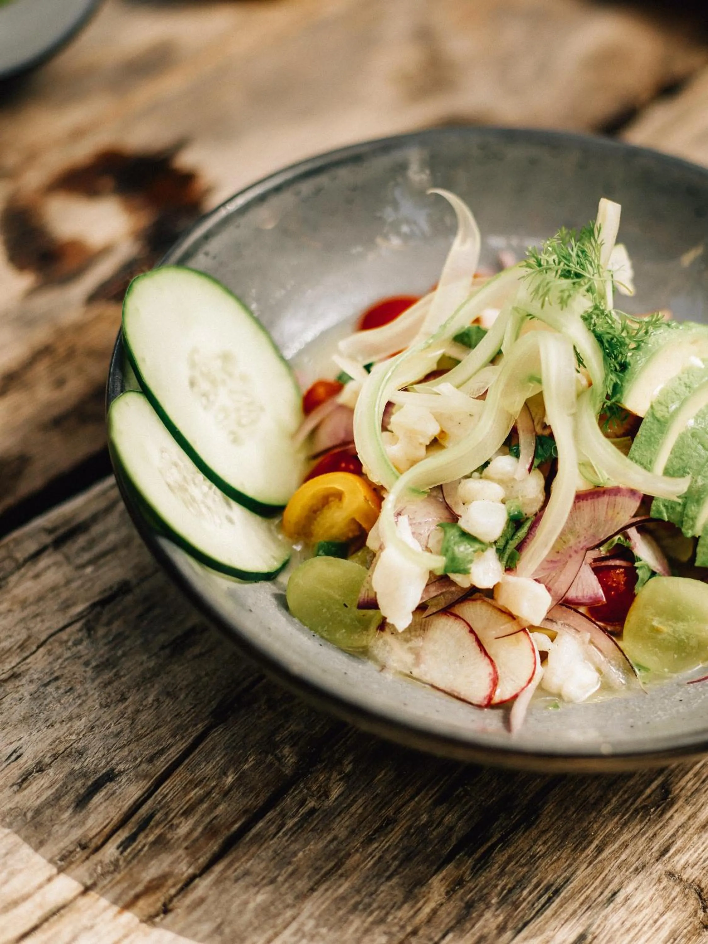 Food in Nômade Temple Tulum