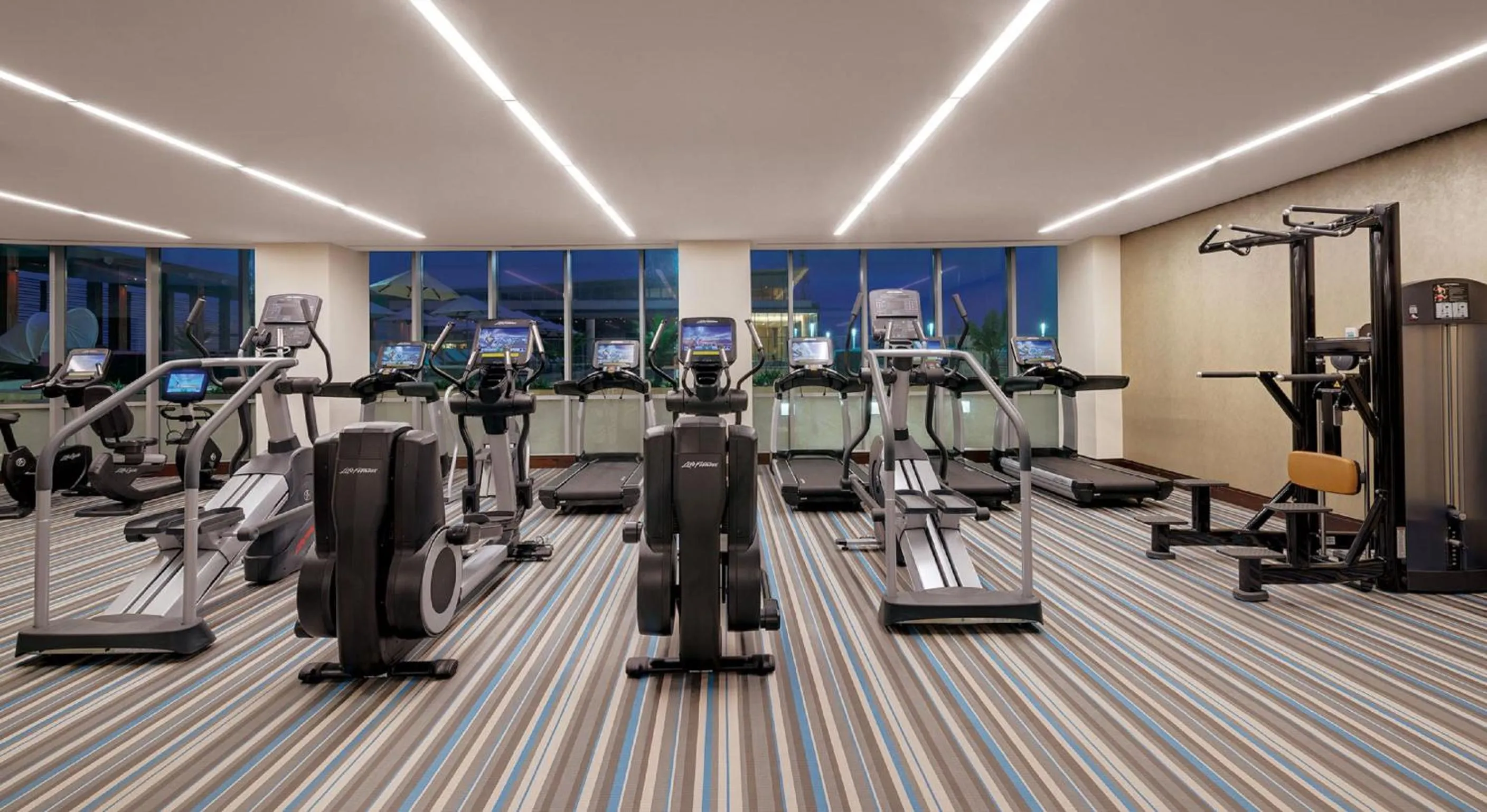 Fitness centre/facilities in Kempinski Hotel Gold Coast City