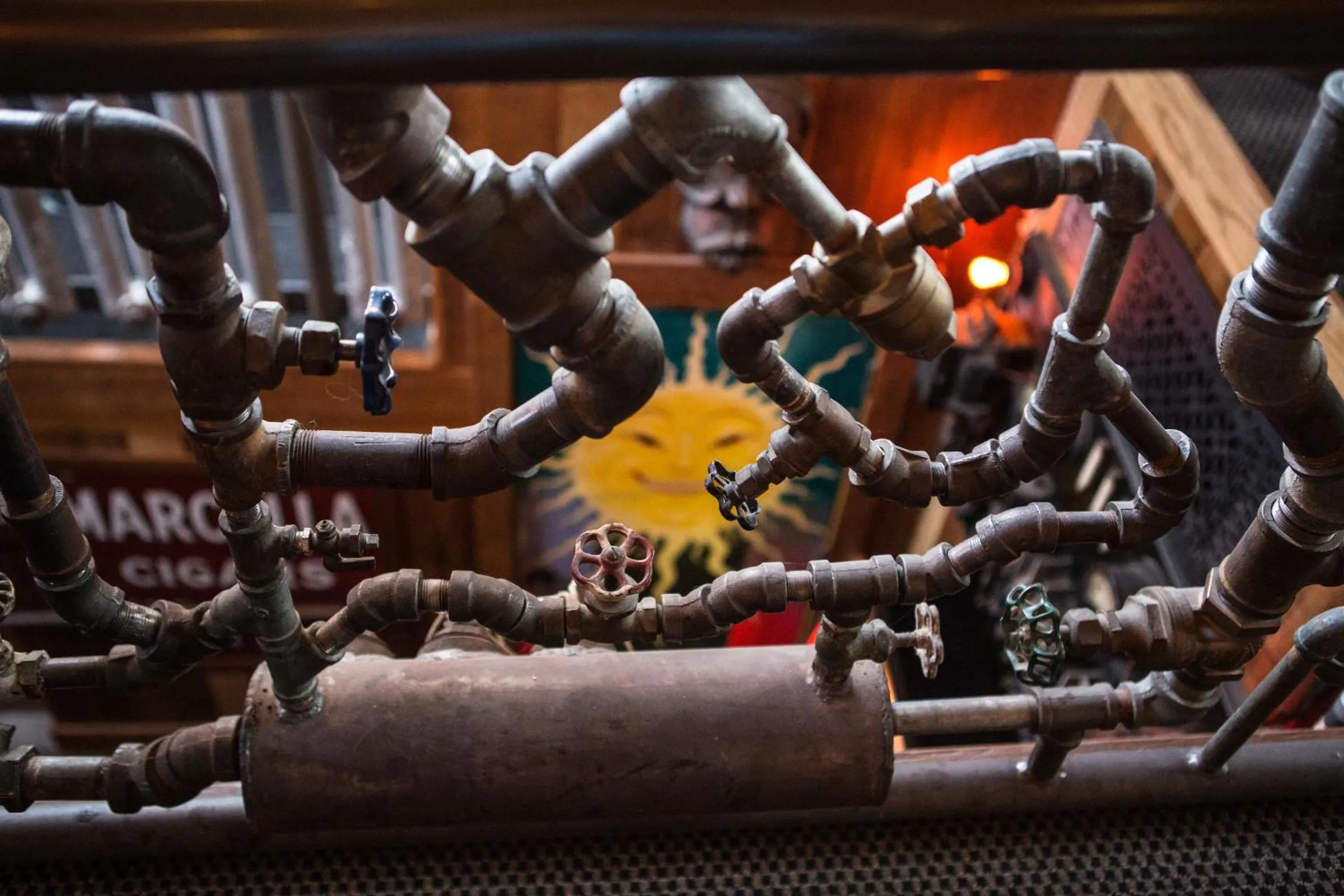 Decorative detail in McMenamins Kennedy School