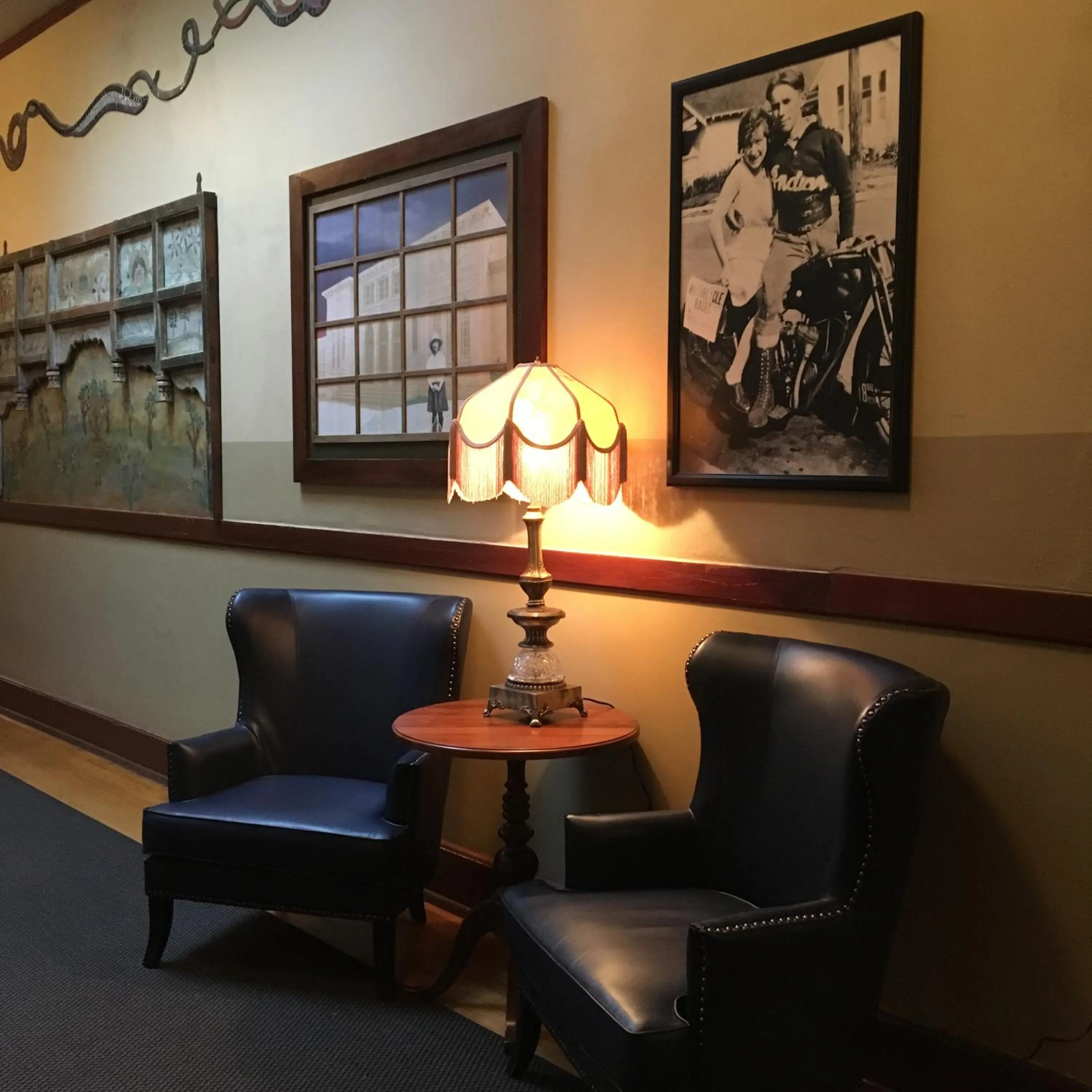 Seating area in McMenamins Kennedy School