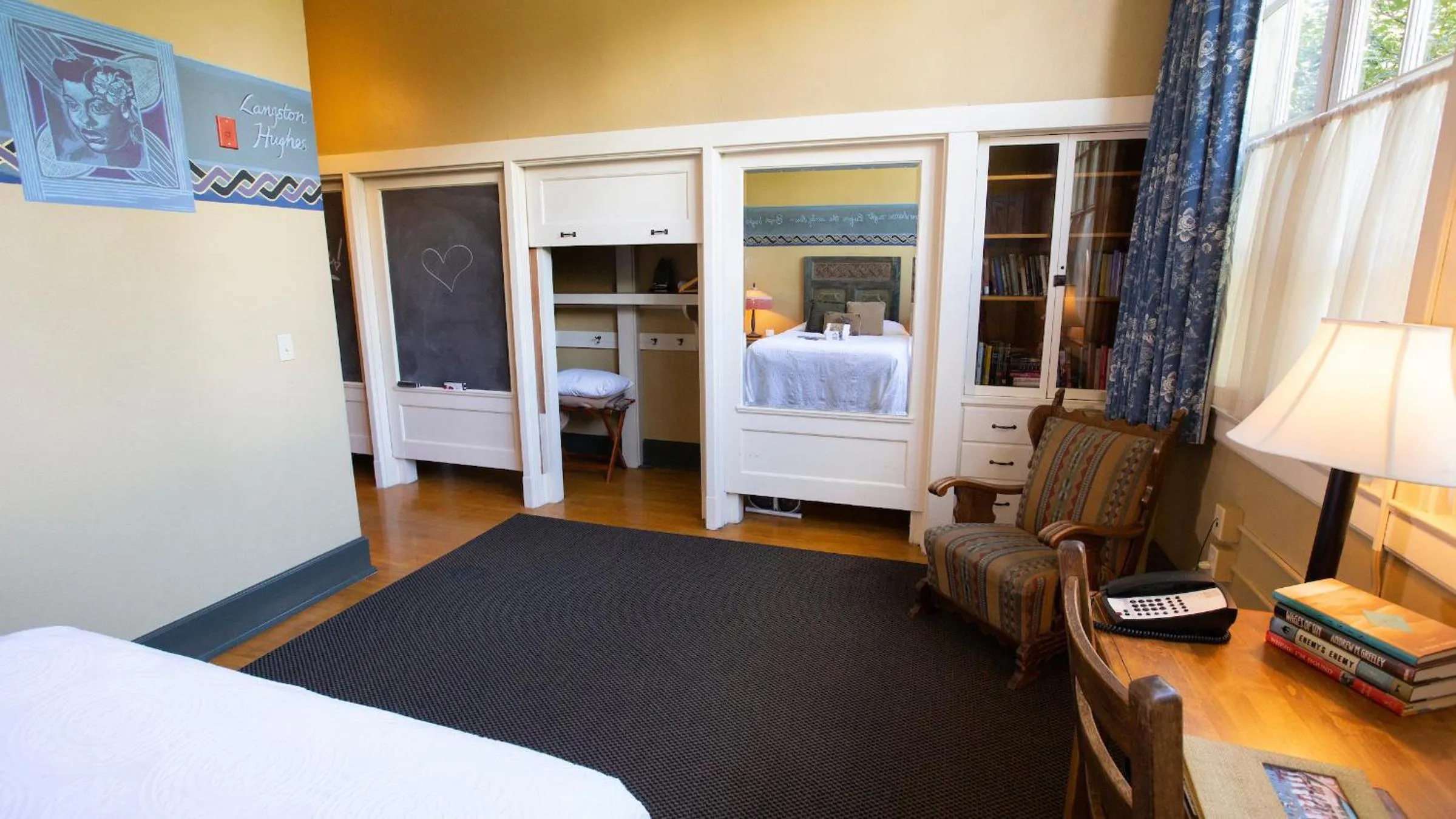 Photo of the whole room, Bed in McMenamins Kennedy School