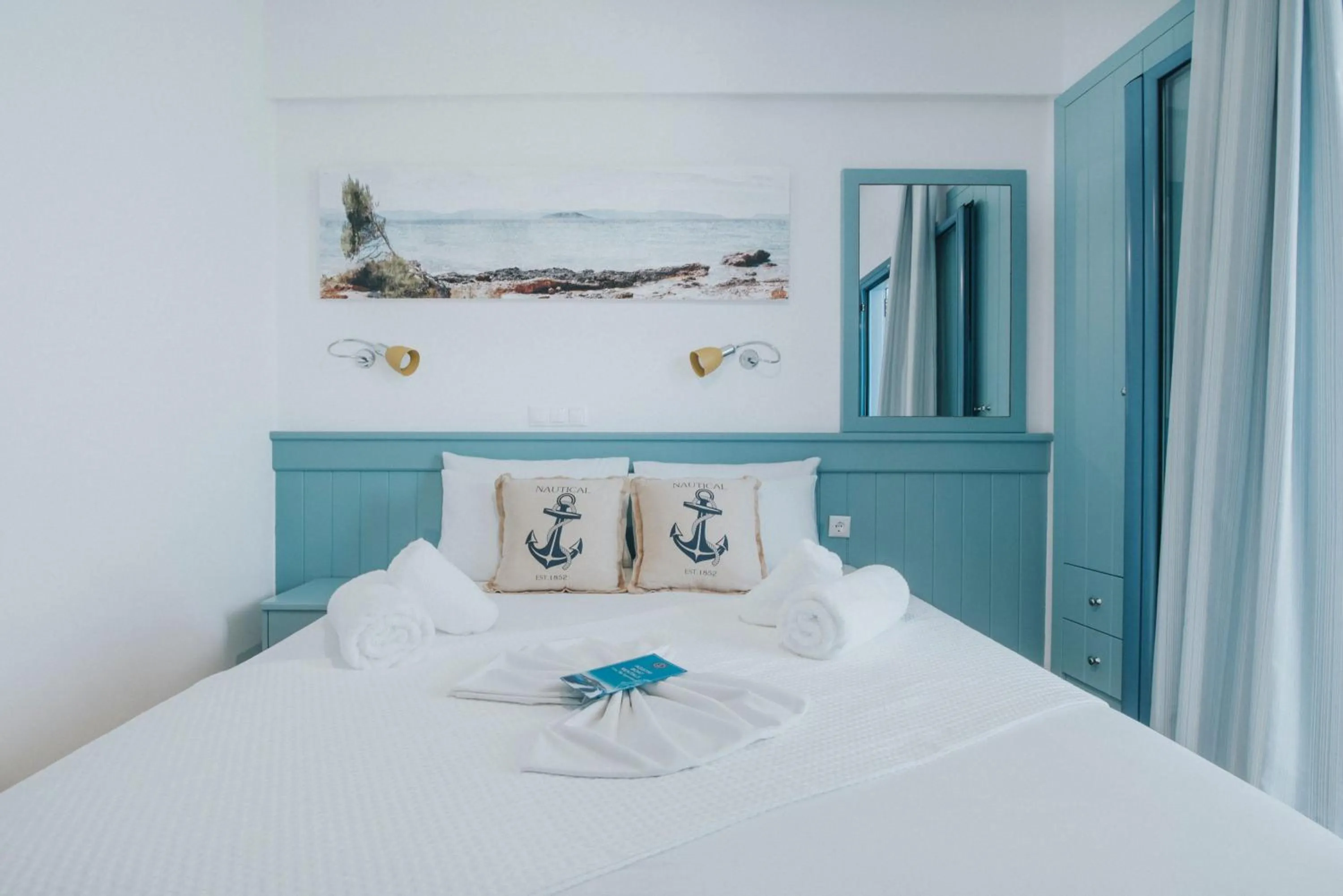 Bed in Saronis Hotel Agistri - Adults Only