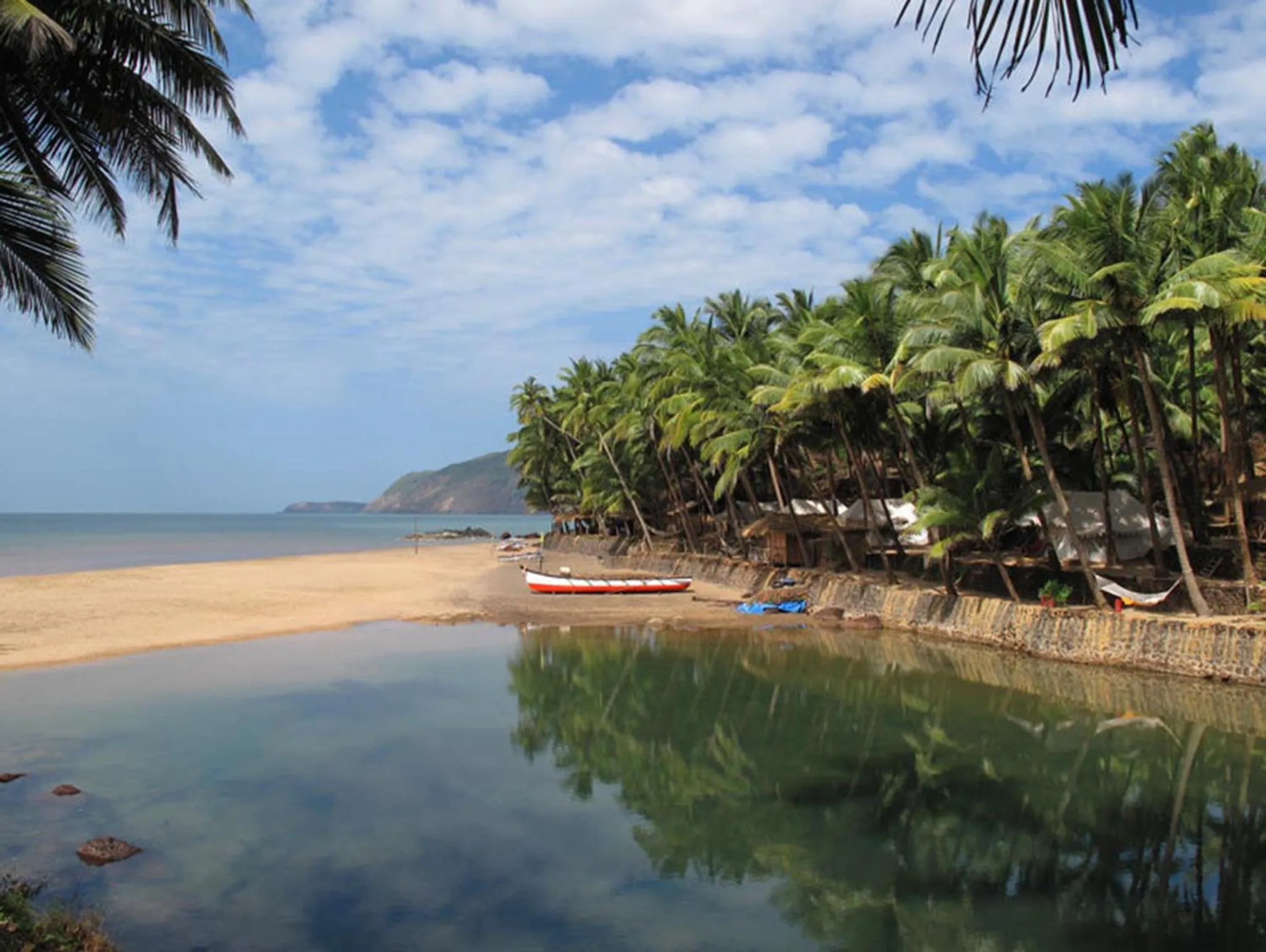 Beach in Blue Lagoon Resort Goa