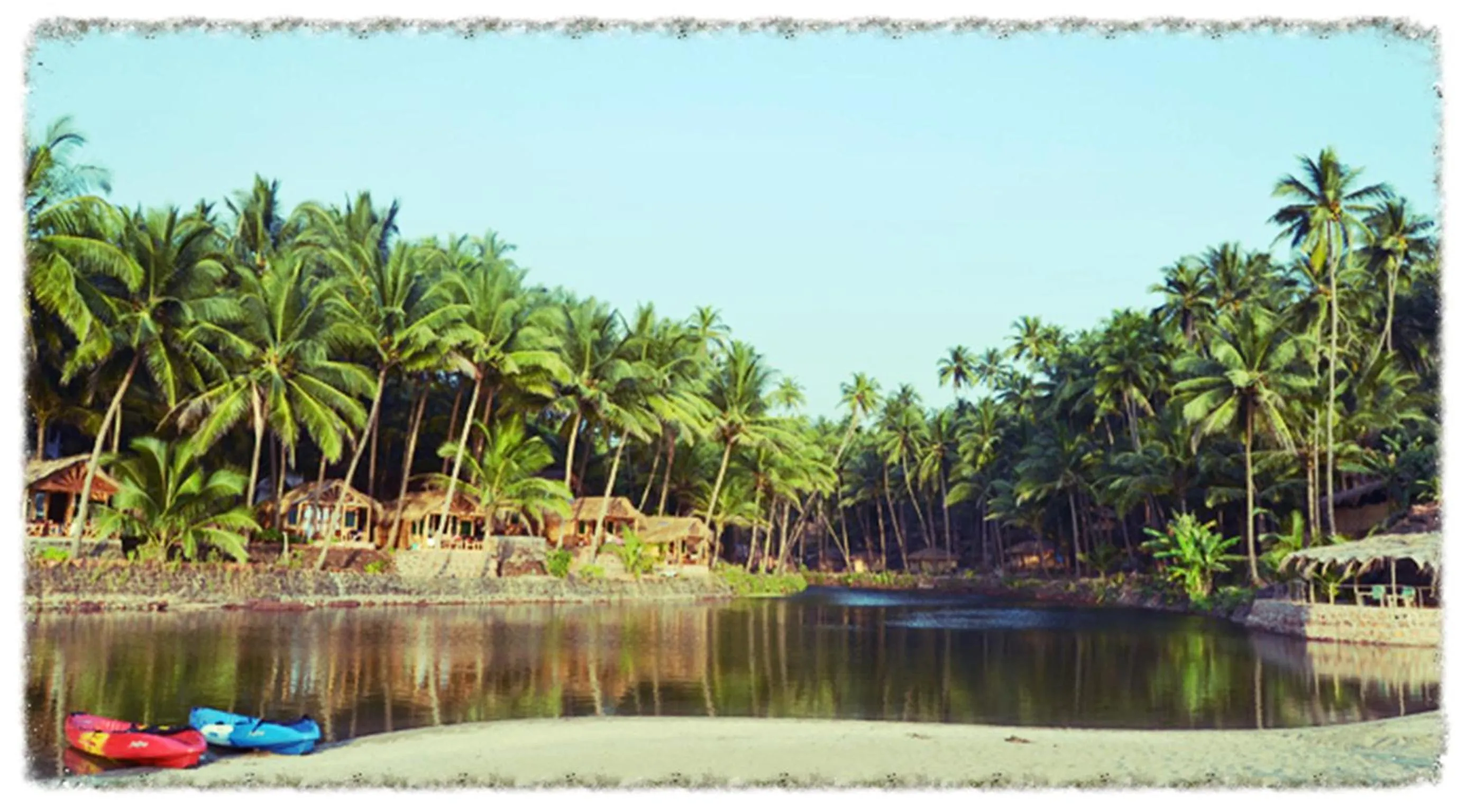 Garden in Blue Lagoon Resort Goa