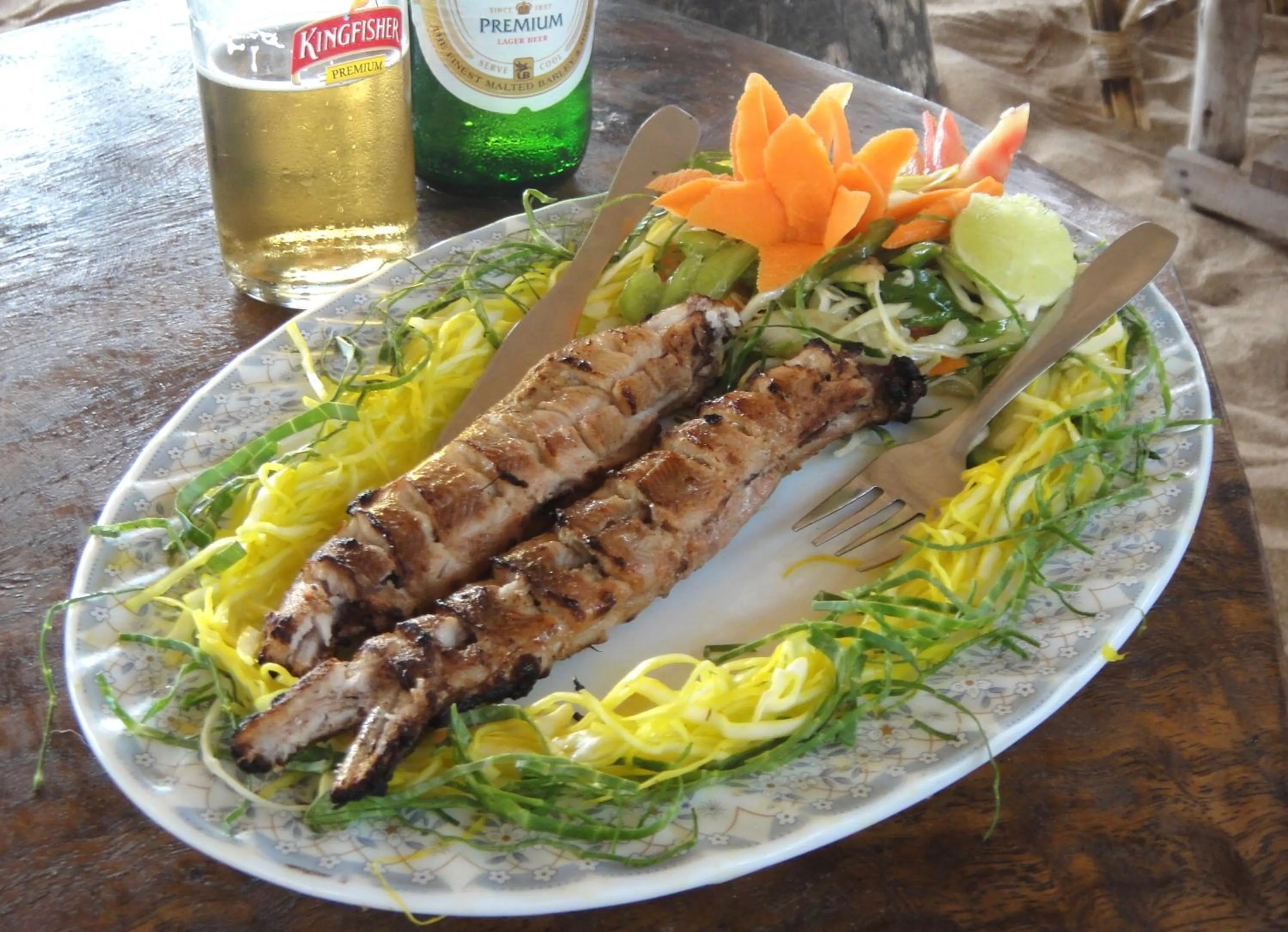 Food close-up in Blue Lagoon Resort Goa
