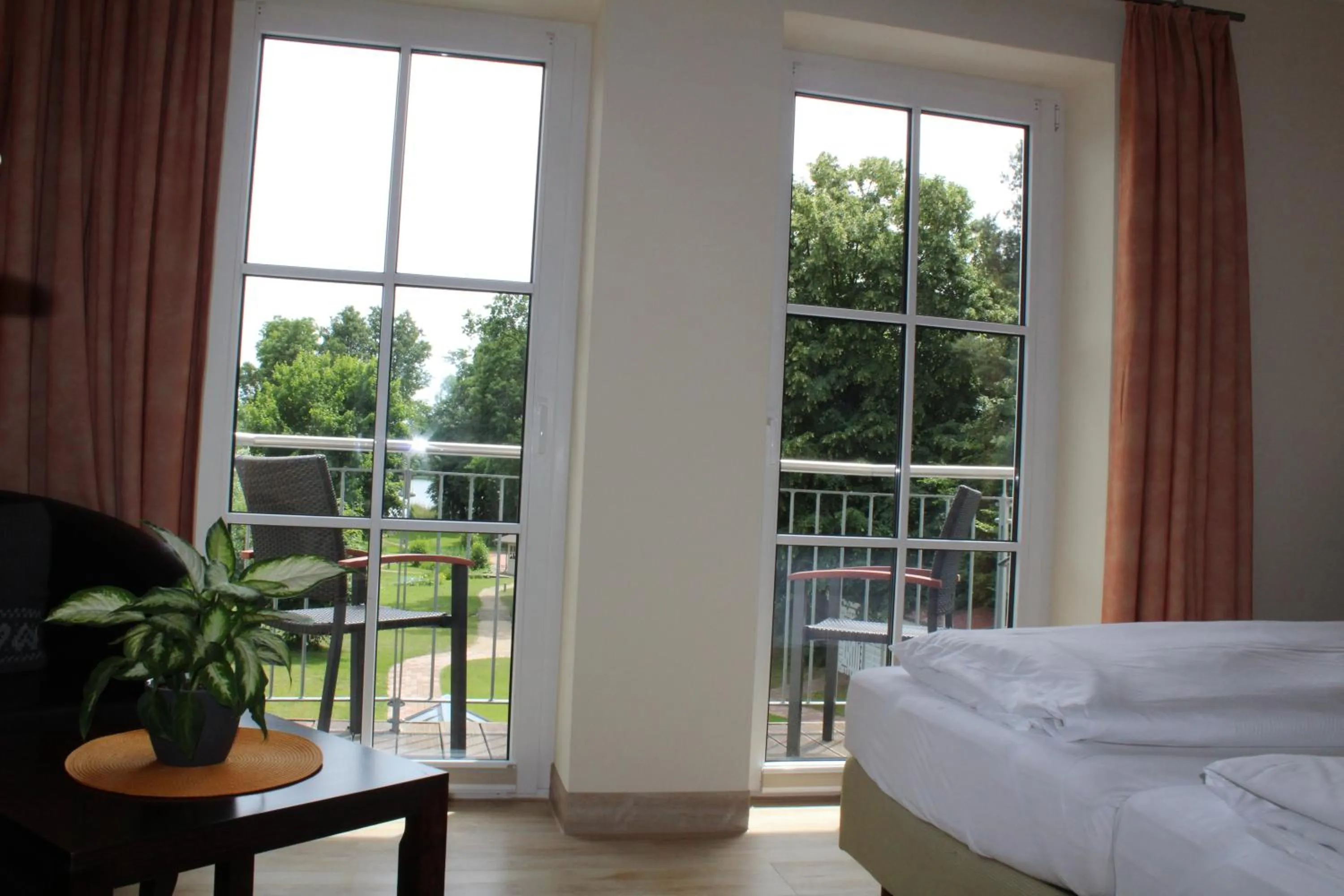 Balcony/Terrace, Bed in Hotel Villa Passion