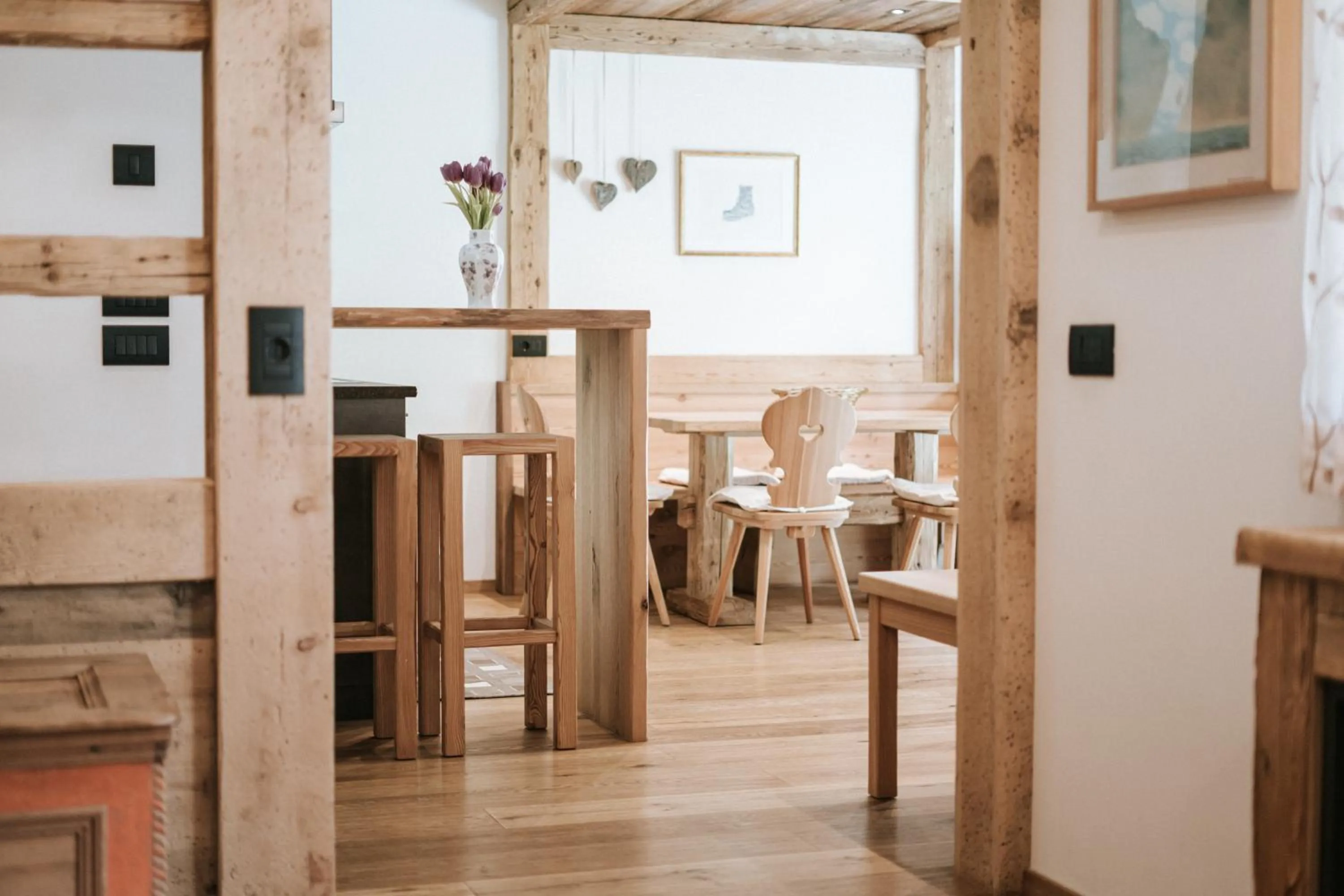 Living room in Chalet Mornà