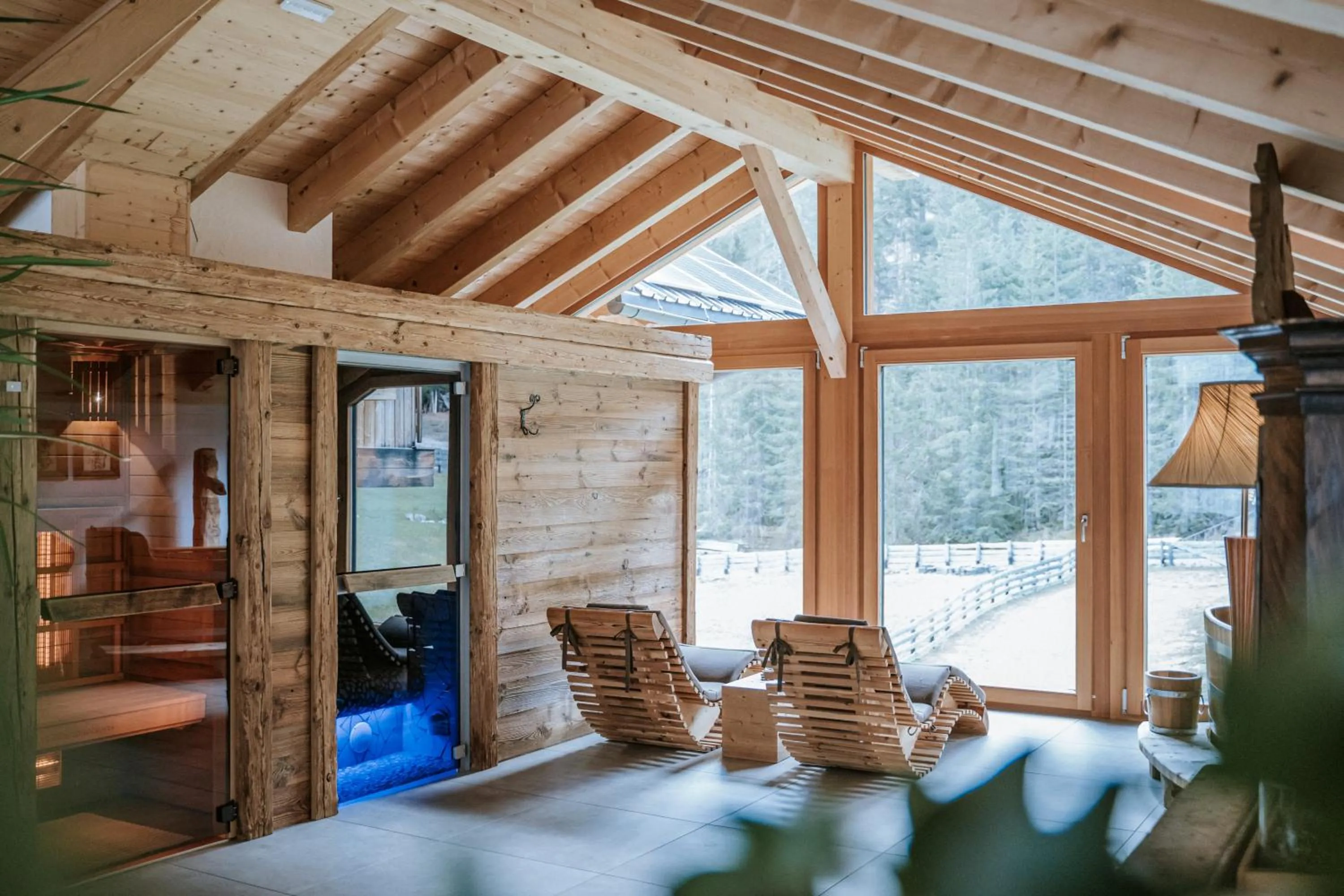 Spa and wellness centre/facilities in Chalet Mornà
