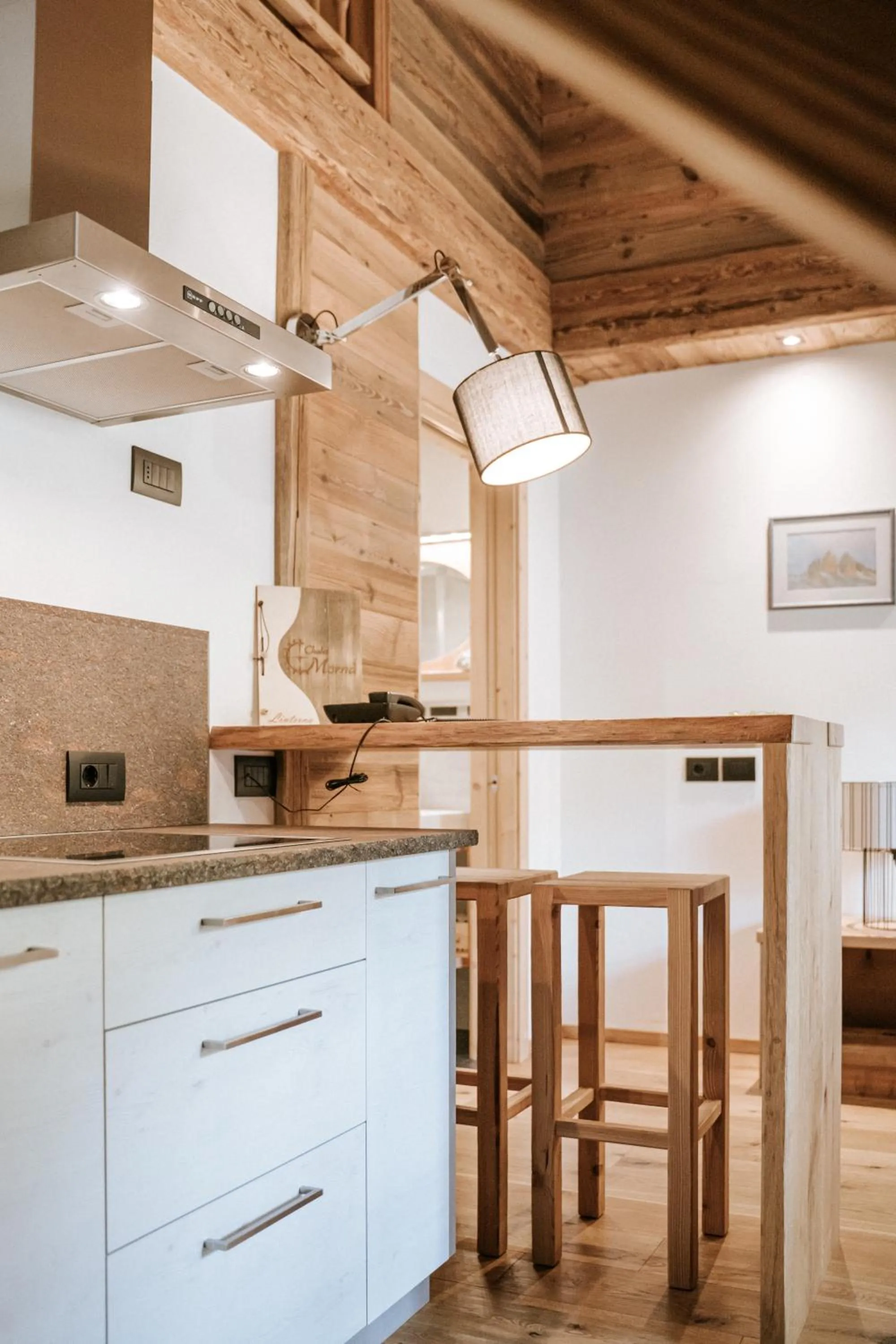 Kitchen or kitchenette in Chalet Mornà