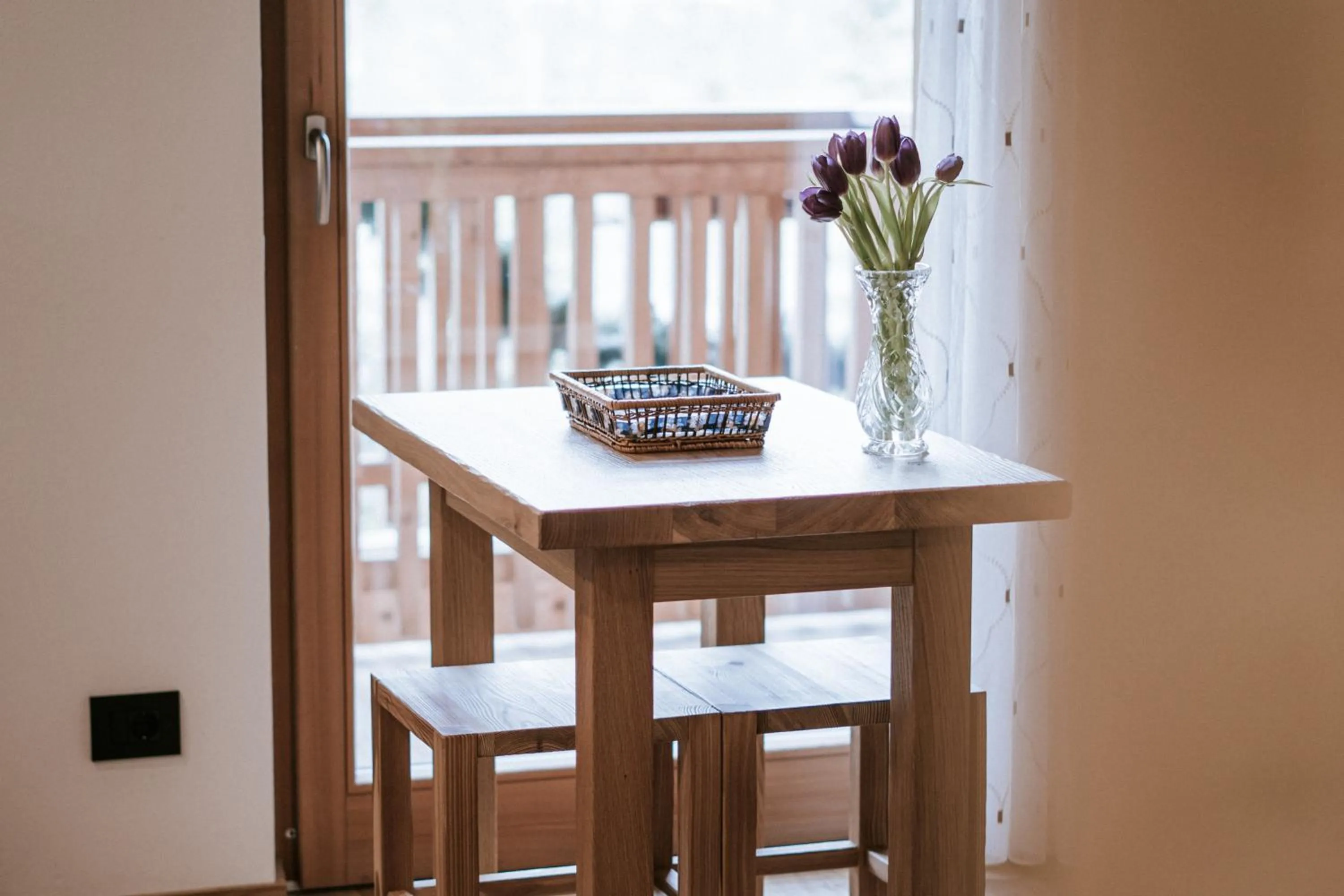 Dining area in Chalet Mornà