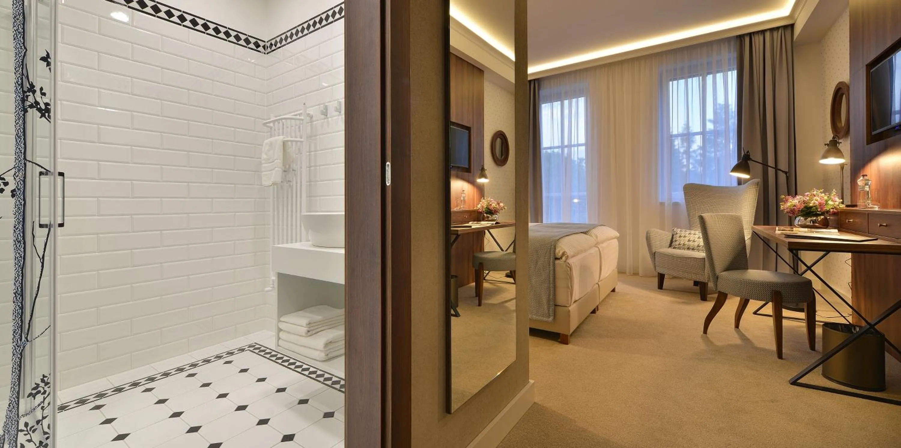 Shower in Hotel pod Lipou RESORT