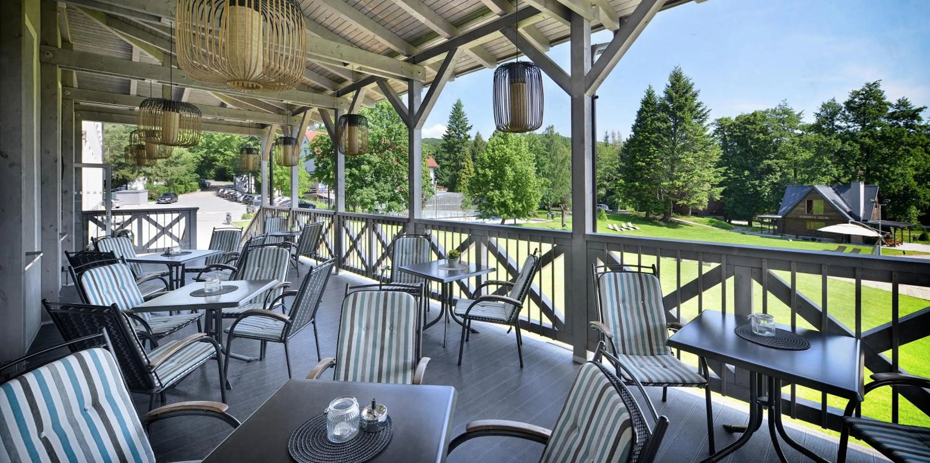 Balcony/Terrace in Hotel pod Lipou RESORT