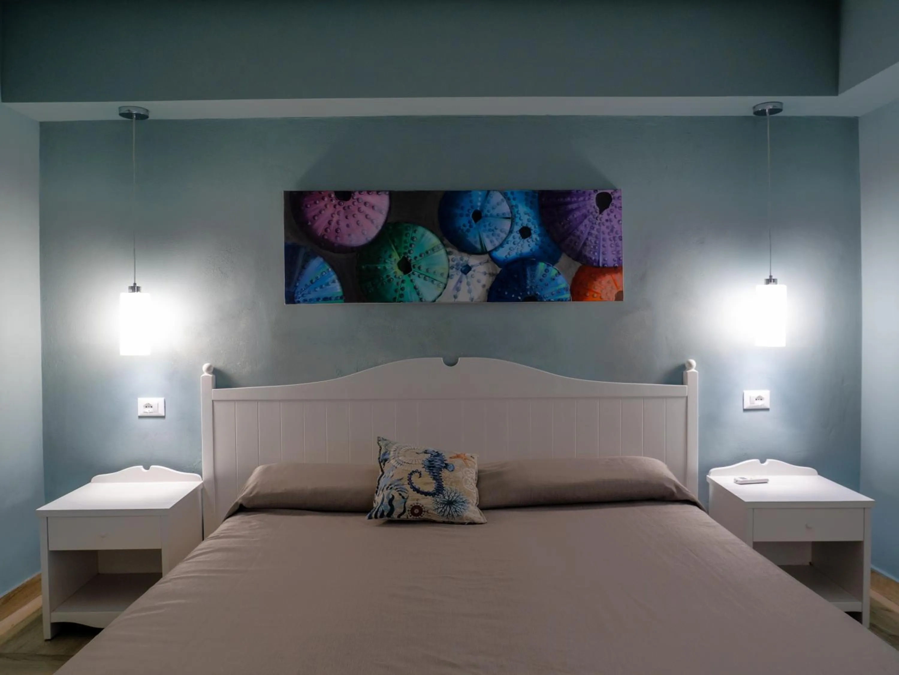 Bed in Hotel Tonnara Trabia