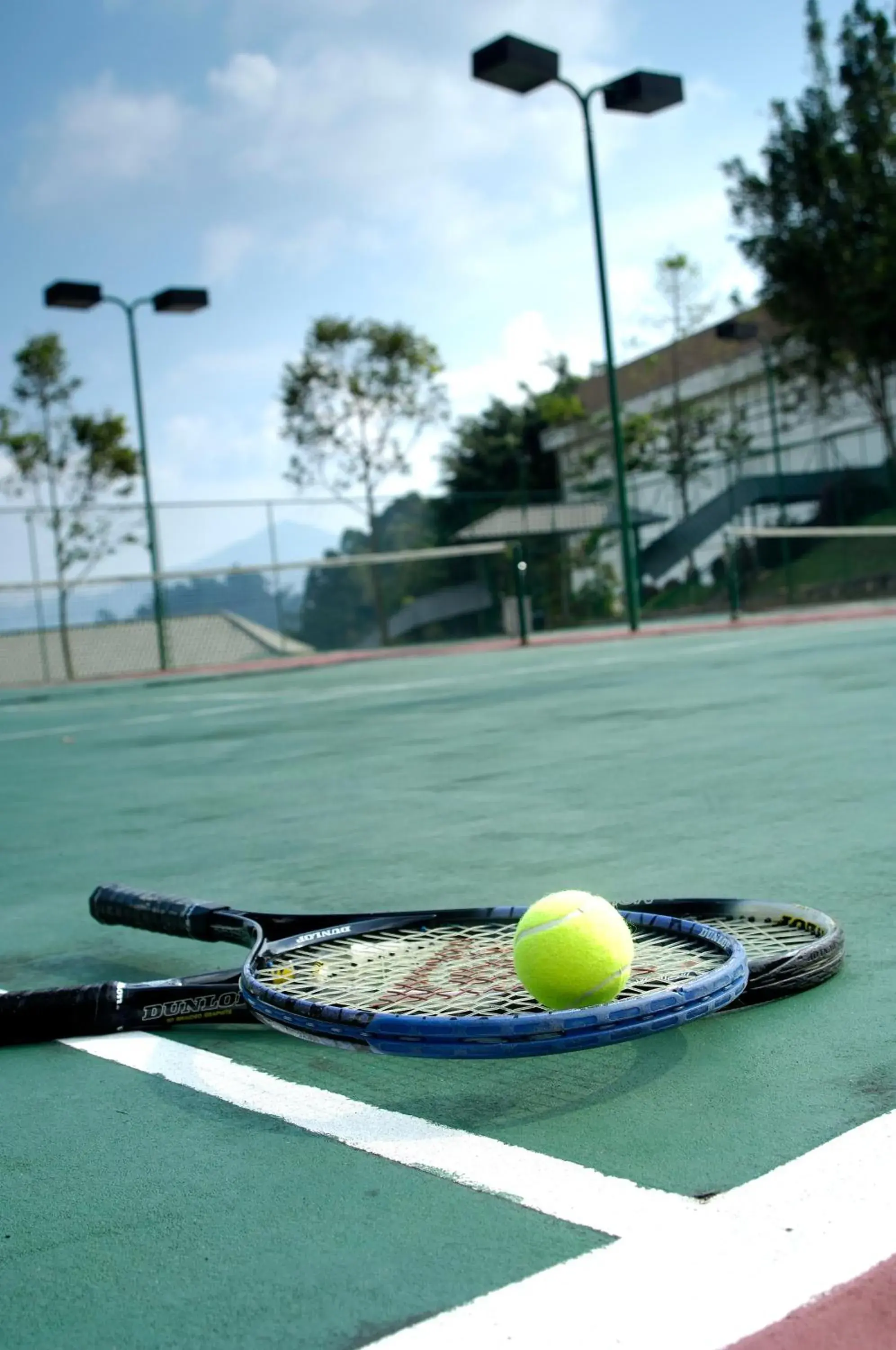 Tennis court in Berjaya Hills Golf & Country Club Tennis court in Berjaya Hills Golf & Country Club
