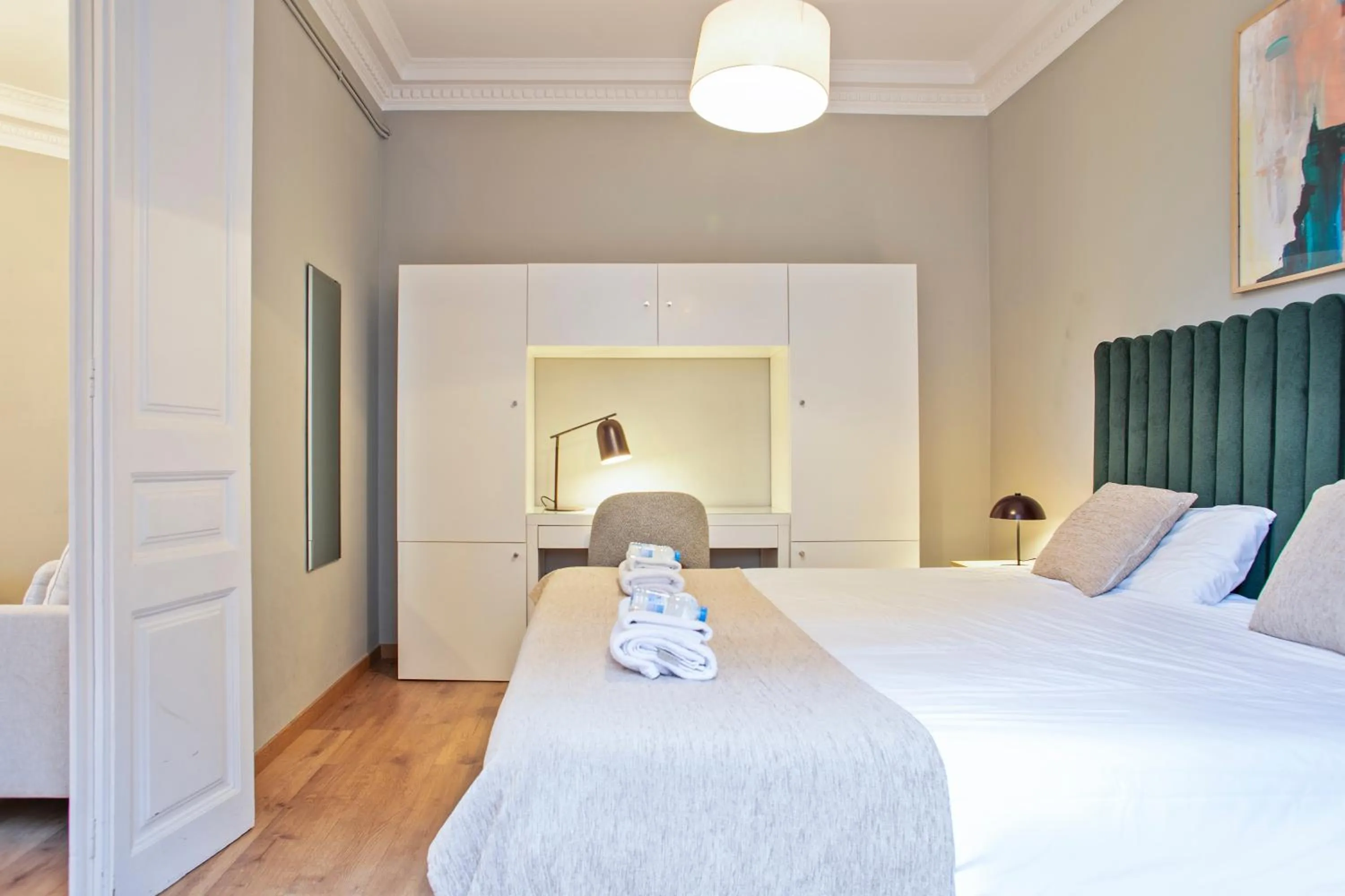 Bedroom, Bed in Numa I Caja Apartments