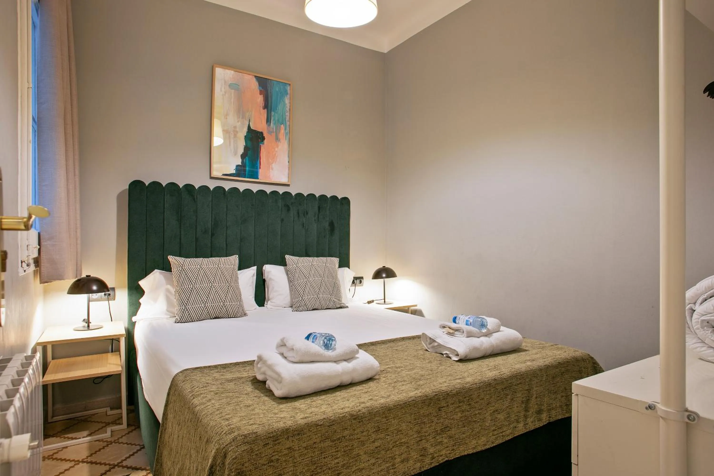 Bedroom, Bed in Numa I Caja Apartments