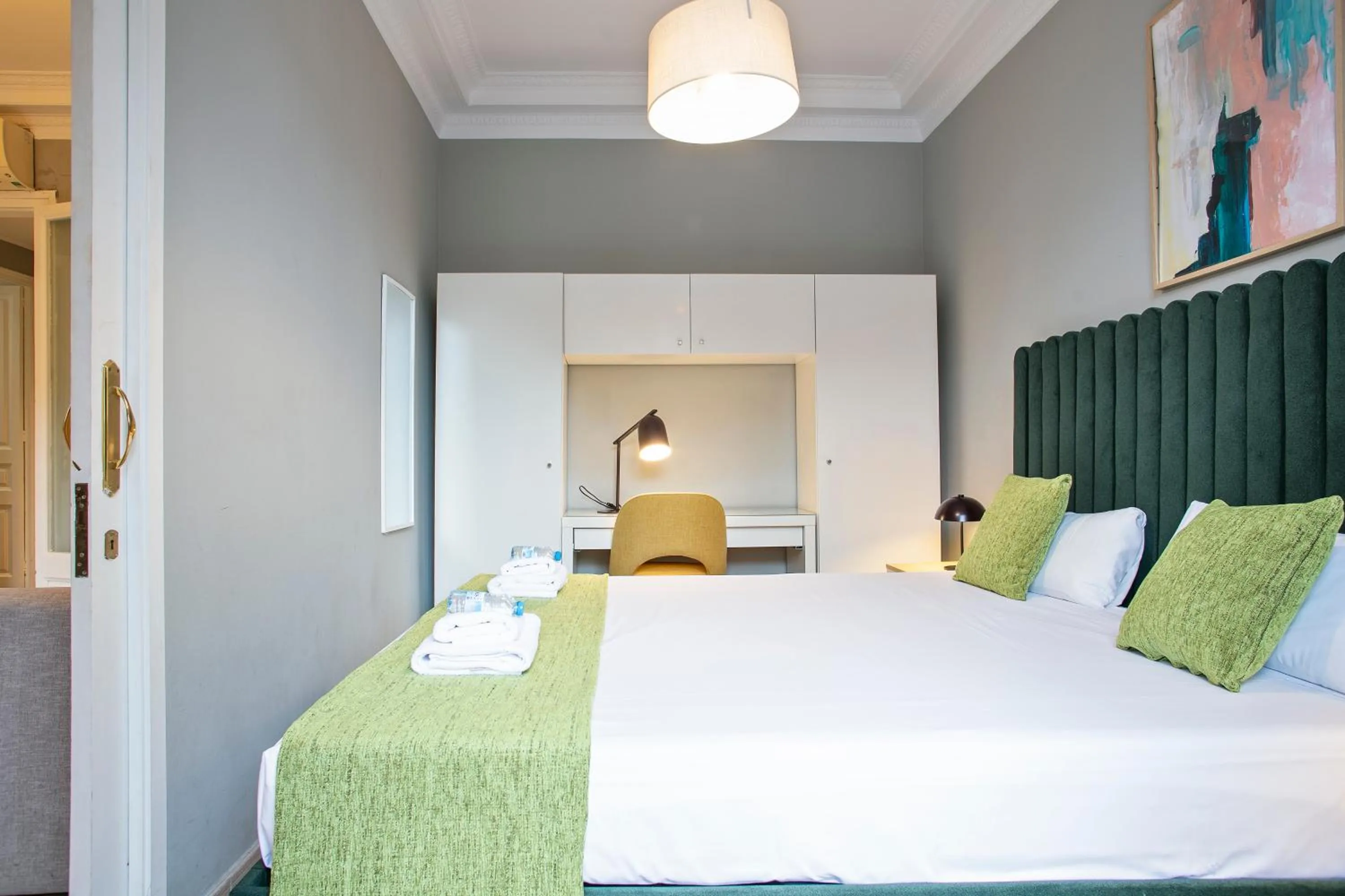 Bedroom, Bed in Numa I Caja Apartments