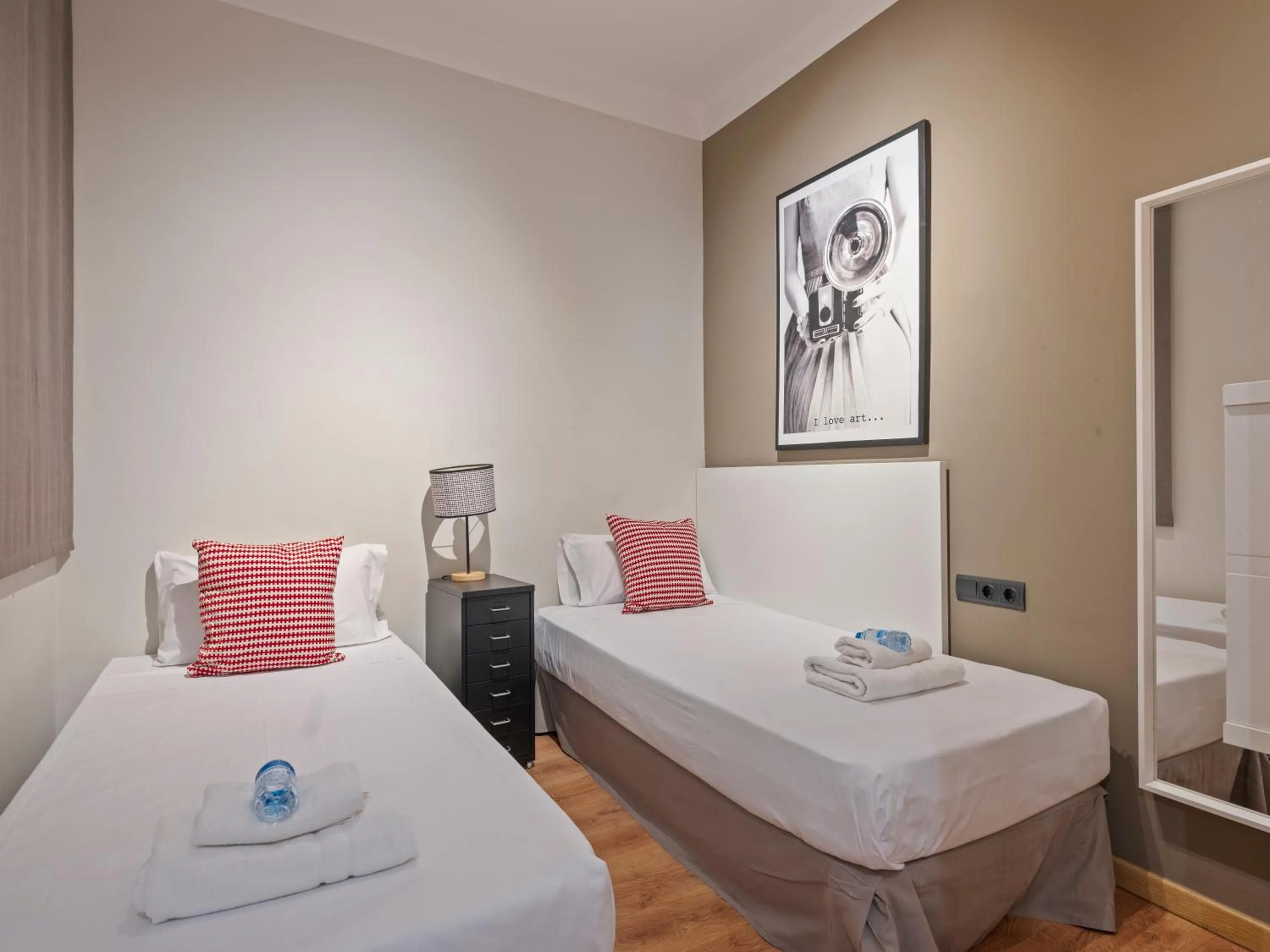 Bedroom, Bed in Numa I Caja Apartments