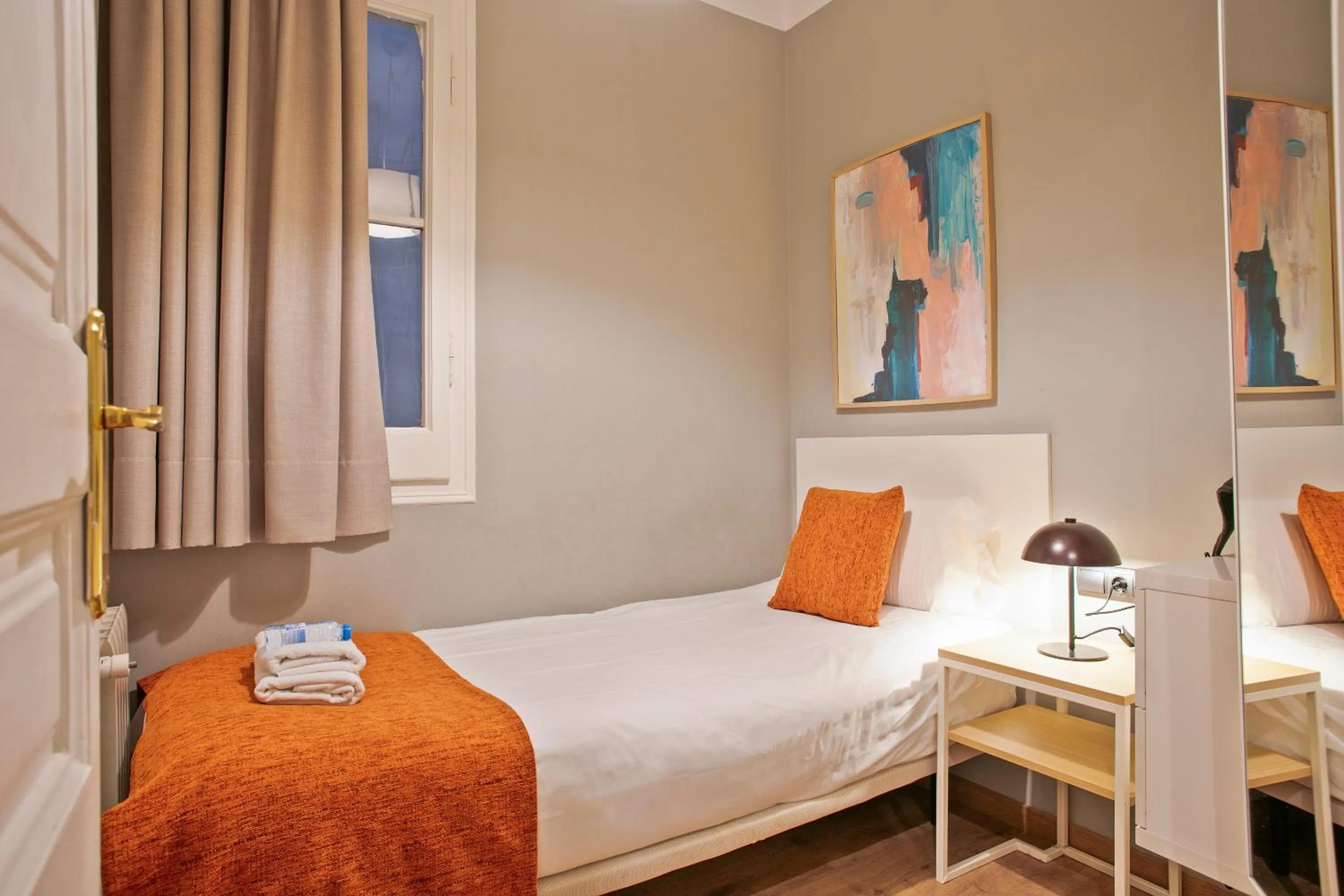 Bedroom, Bed in Numa I Caja Apartments