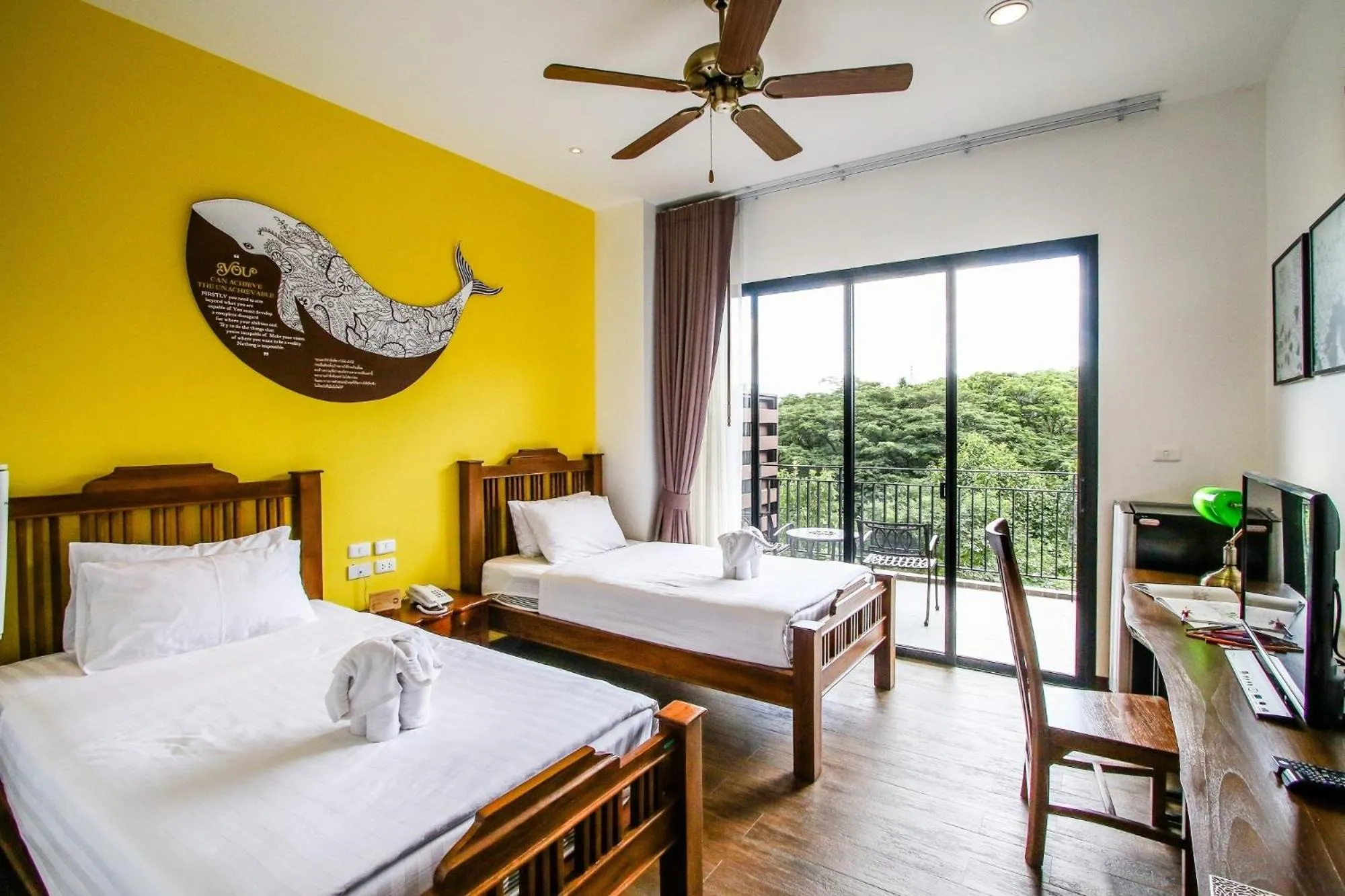 Photo of the whole room, Bed in Rain Tree Khao Yai Hotel