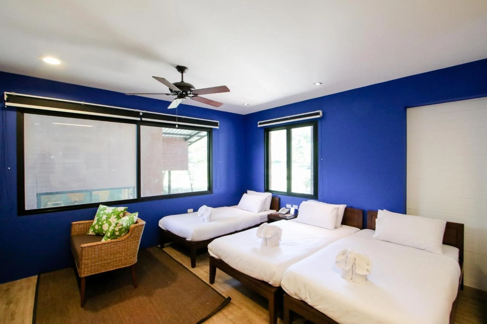 Bed in Rain Tree Khao Yai Hotel