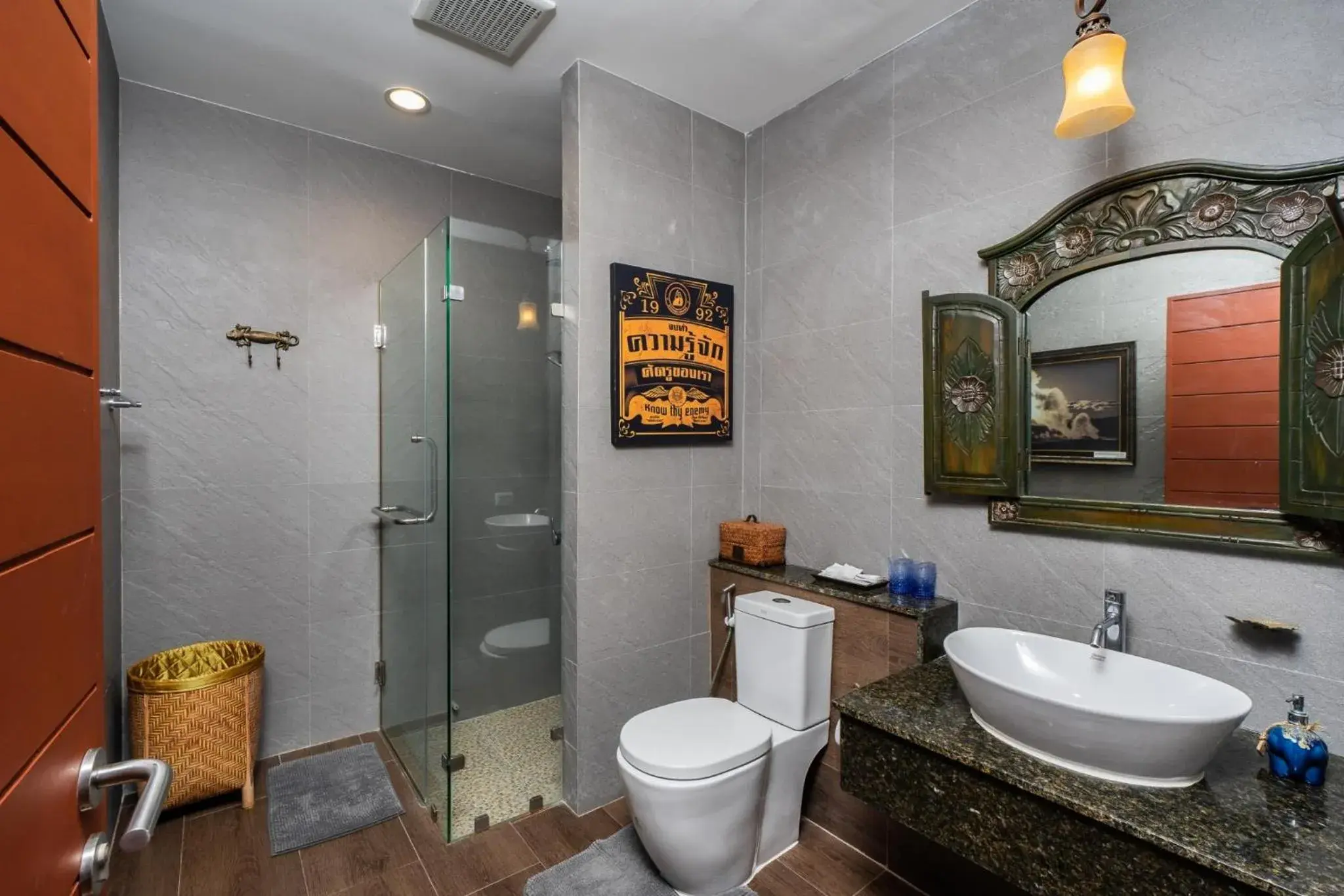 Bathroom in Rain Tree Khao Yai Hotel Bathroom in Rain Tree Khao Yai Hotel