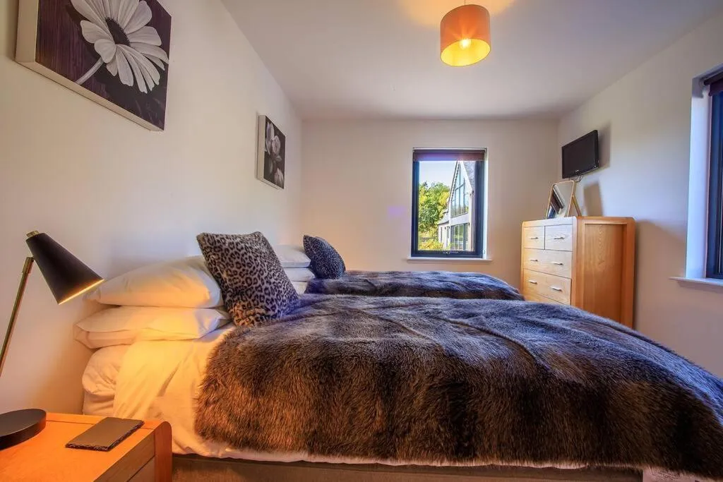 Bed in Stac Polly Lodge