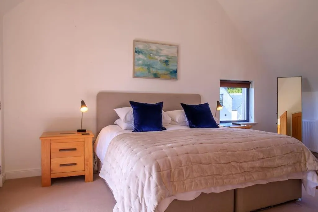 Bed in Stac Polly Lodge