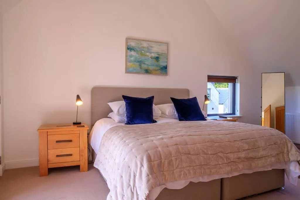 Bed in Stac Polly Lodge