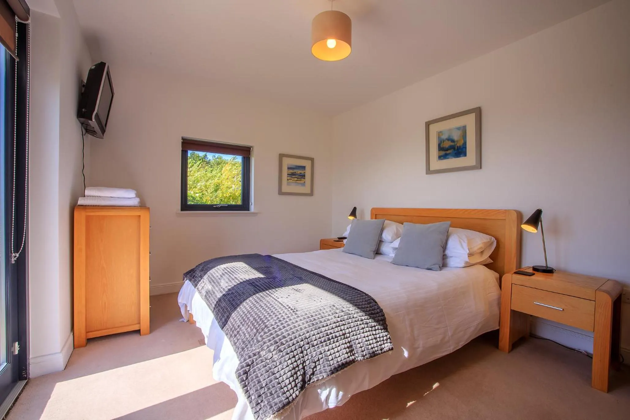 Bed in Stac Polly Lodge