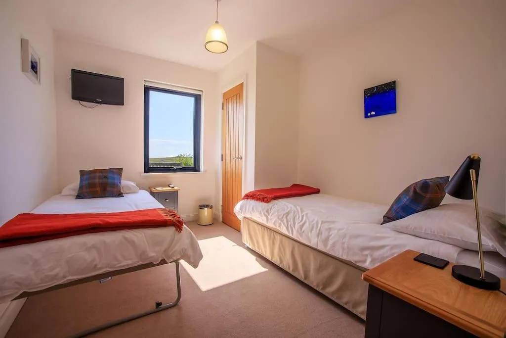 Bed in Stac Polly Lodge