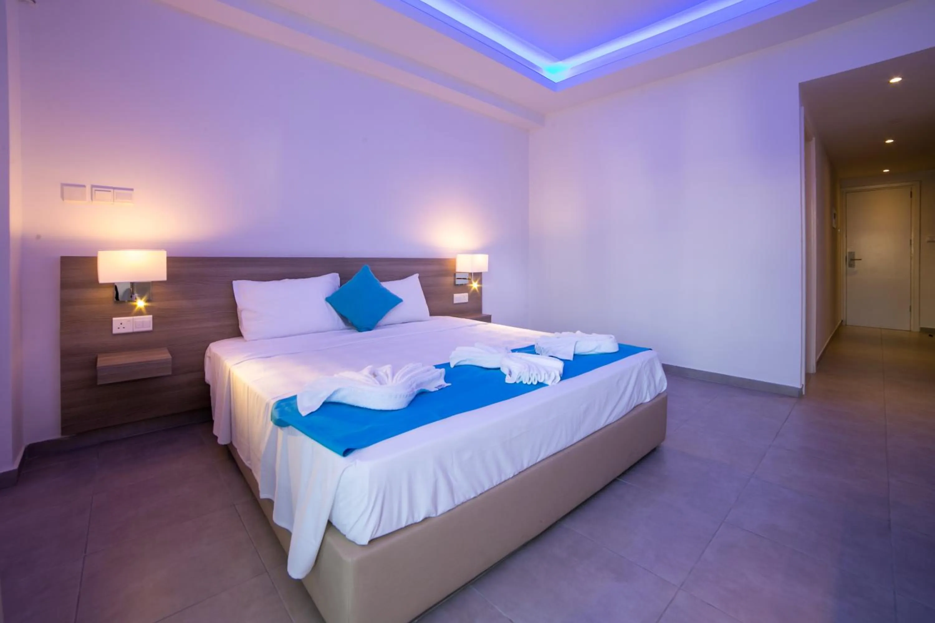 Bedroom, Bed in Flora Maria Hotel