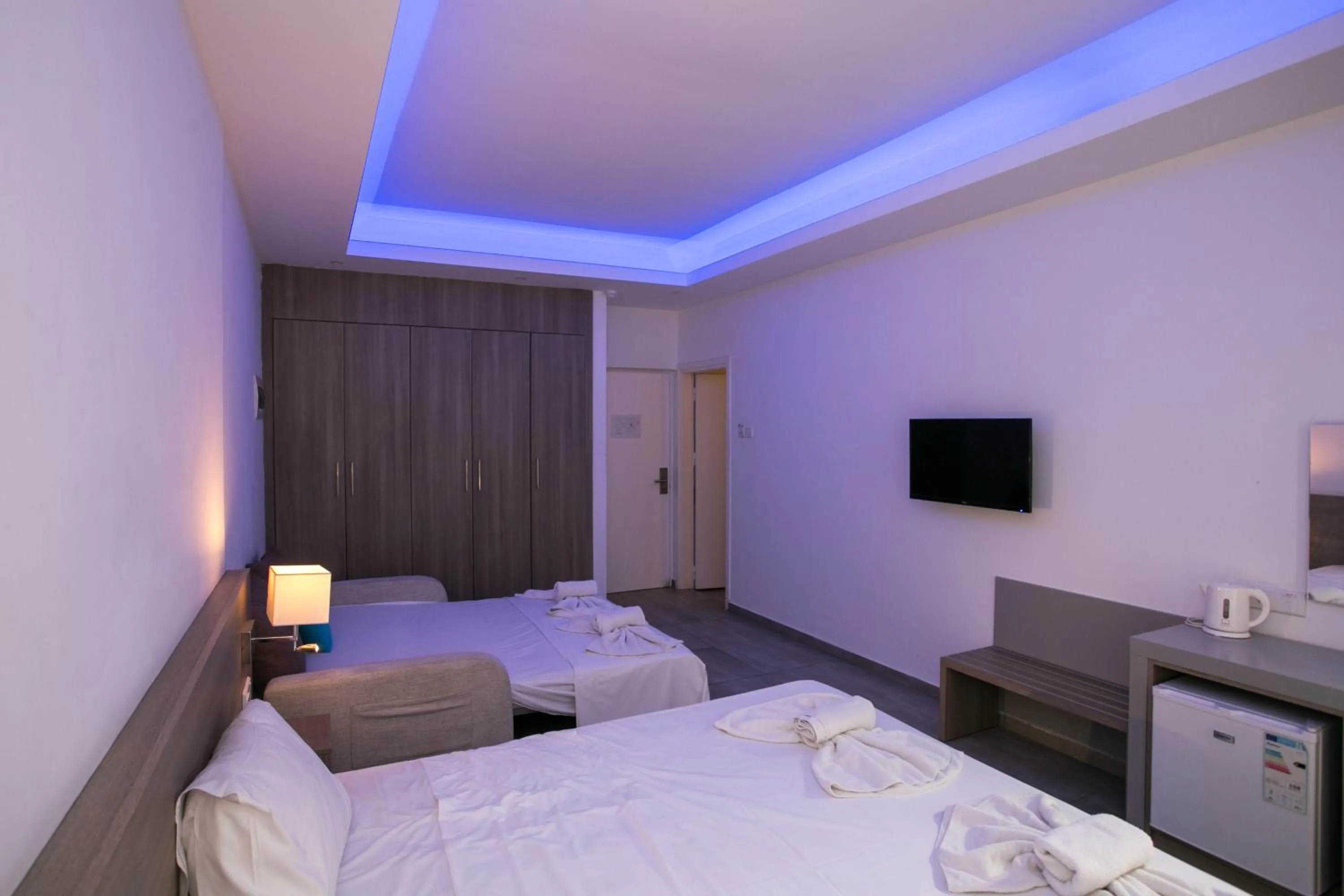 Bed in Flora Maria Hotel