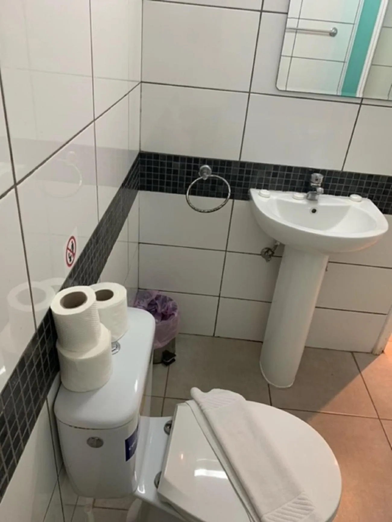 Bathroom in Flora Maria Hotel