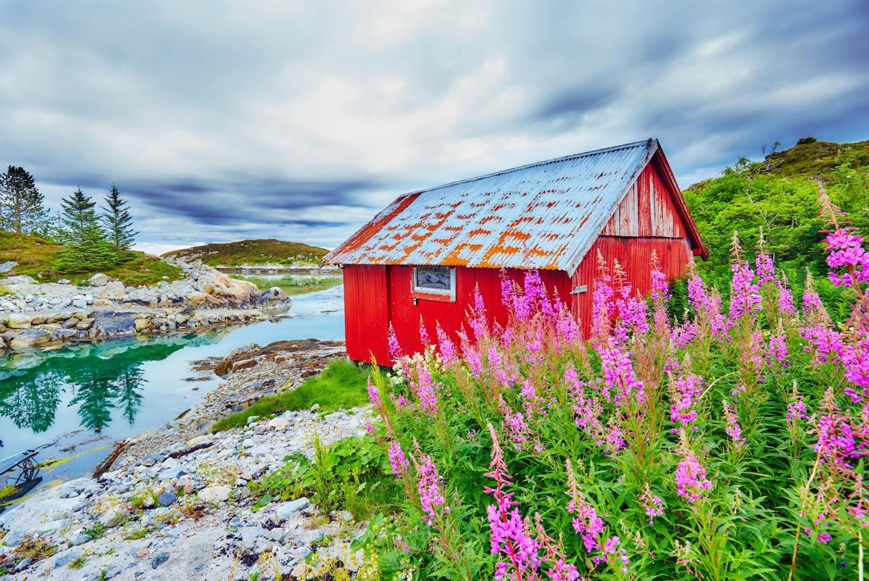 Natural landscape in Hjorten Hotell Hitra