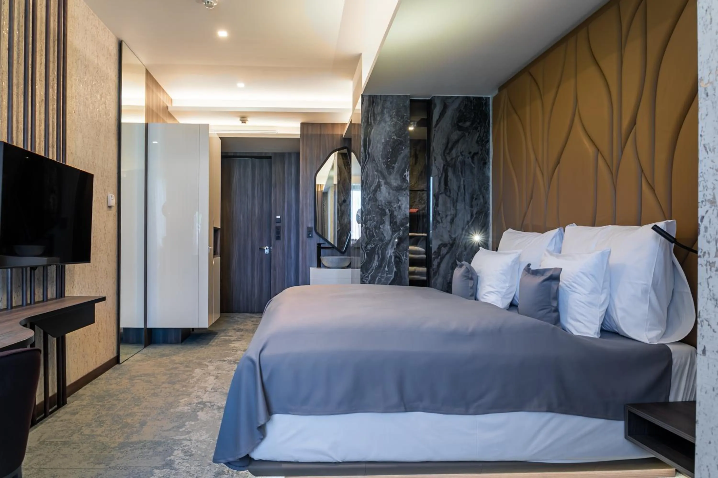 Bed in Theatre Hotel