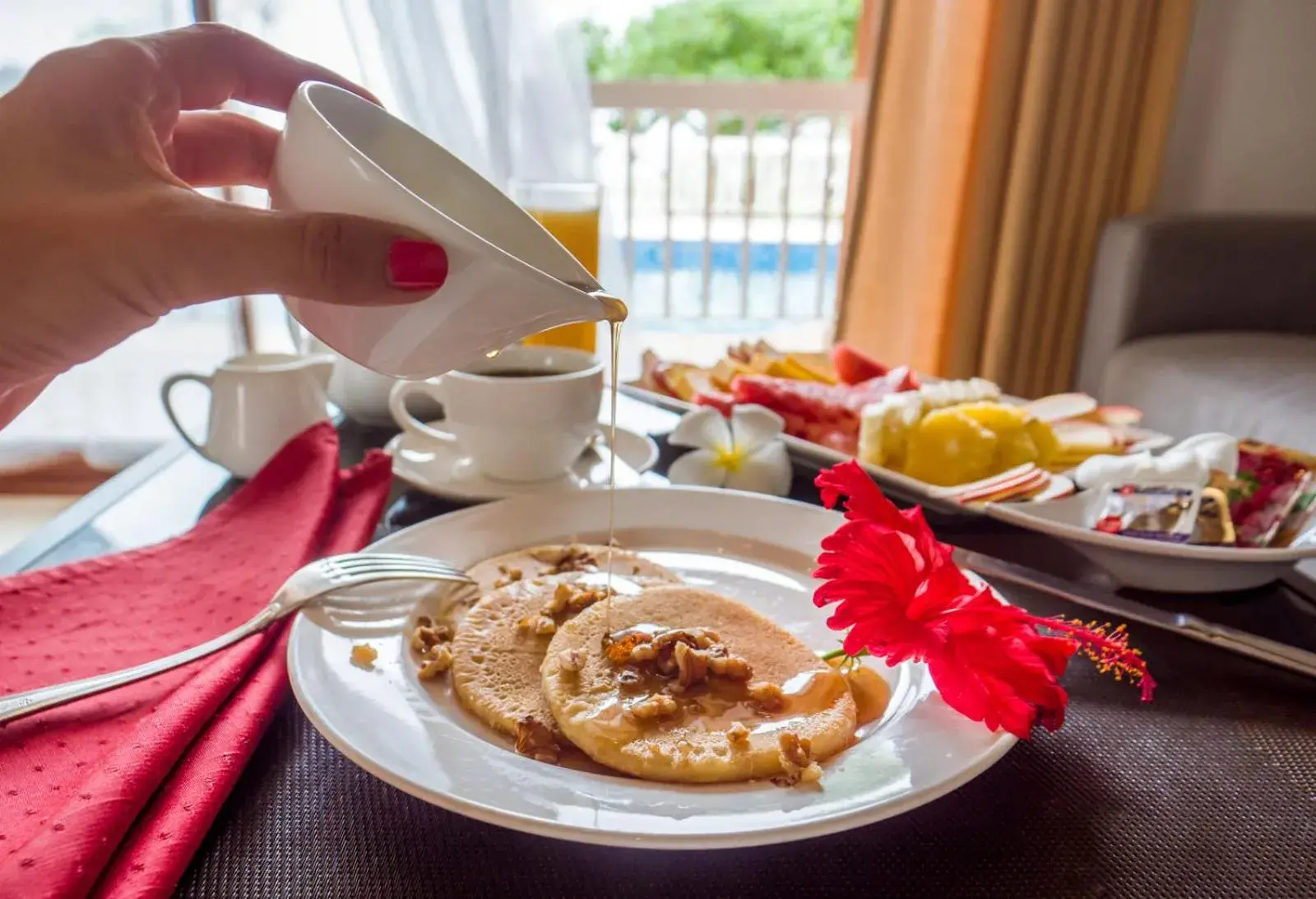 Breakfast in Azao Resort & Spa Breakfast in Azao Resort & Spa