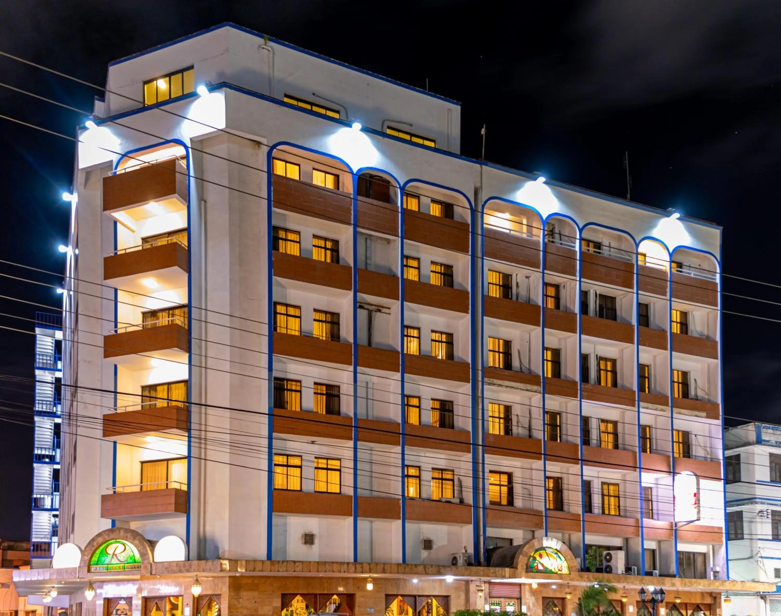 Property building in Royal Court Hotel