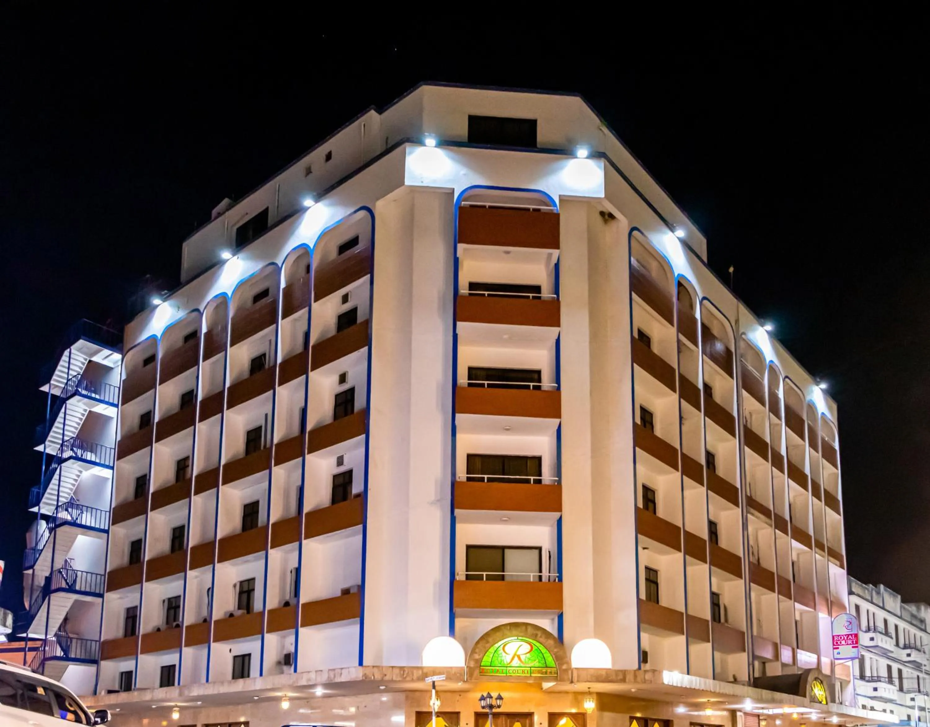 Property building in Royal Court Hotel