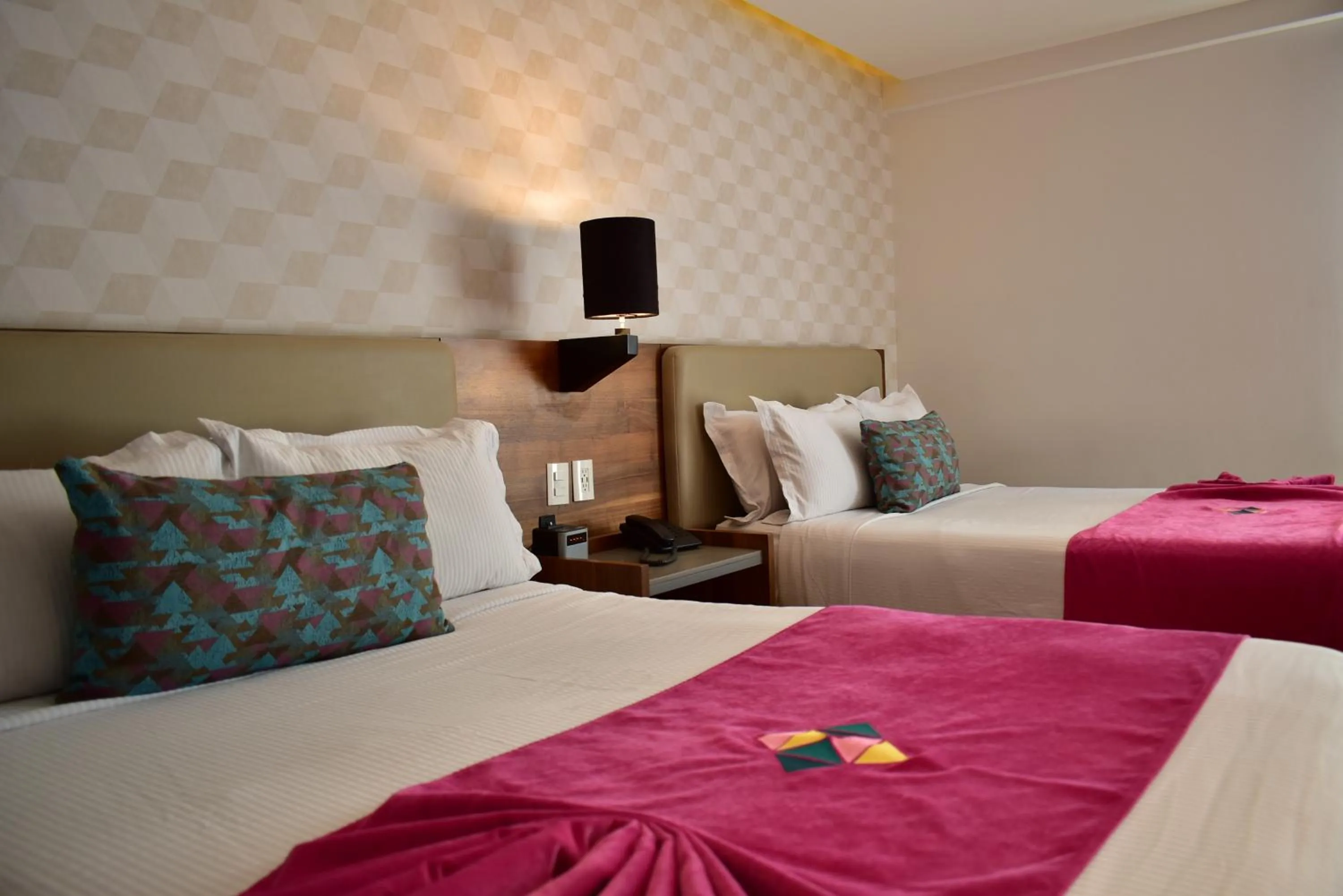 Bed in FCH Hotel Expo Adults only