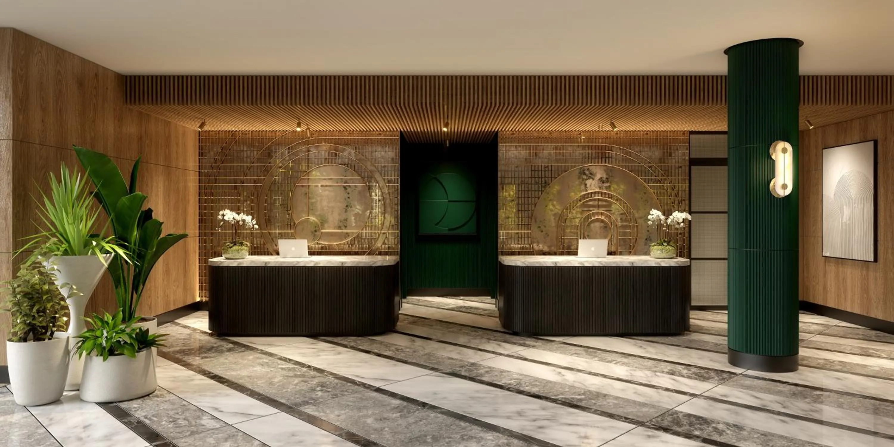 Lobby or reception in Hyatt Regency London Olympia