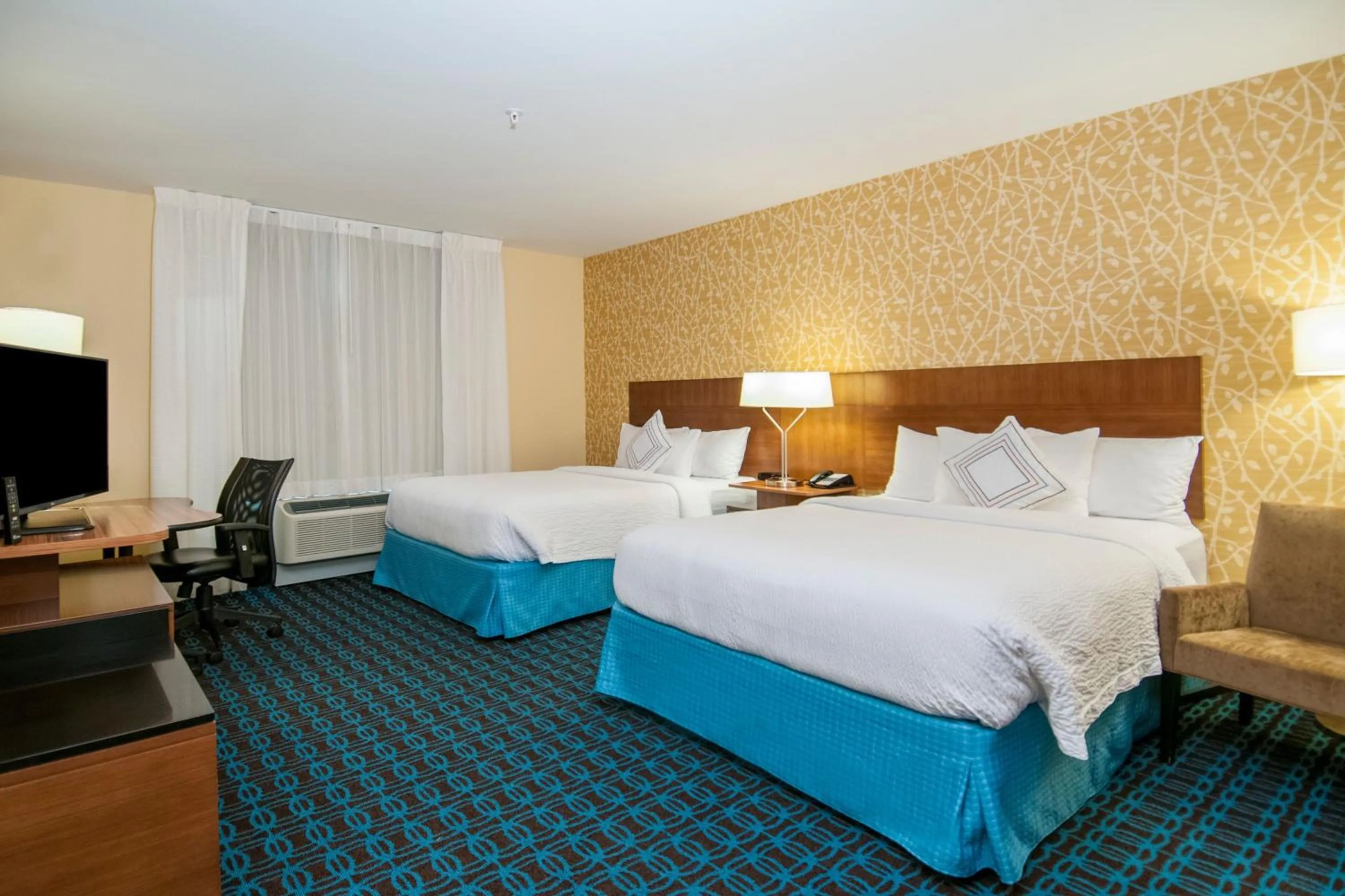 Bedroom, Bed in Fairfield Inn & Suites by Marriott Dallas Plano North