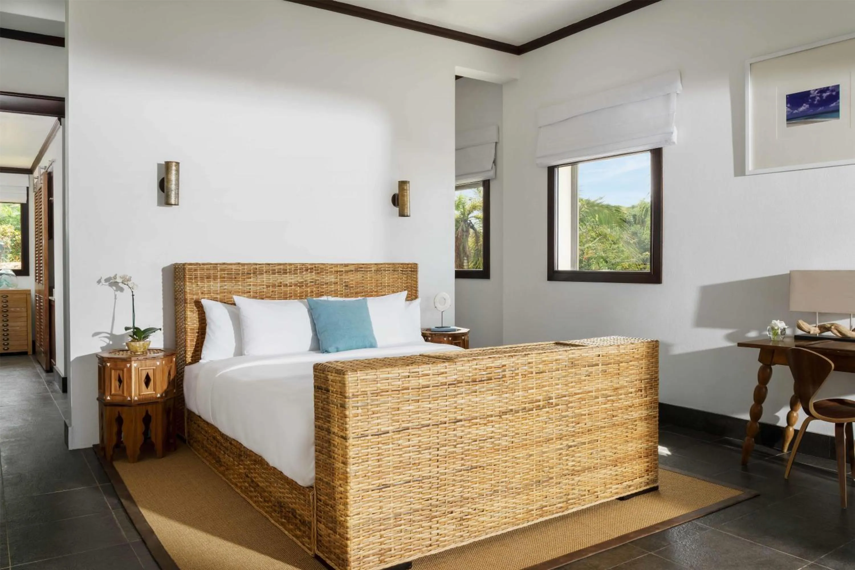 View (from property/room), Bed in Zemi Beach House, LXR Hotels & Resorts