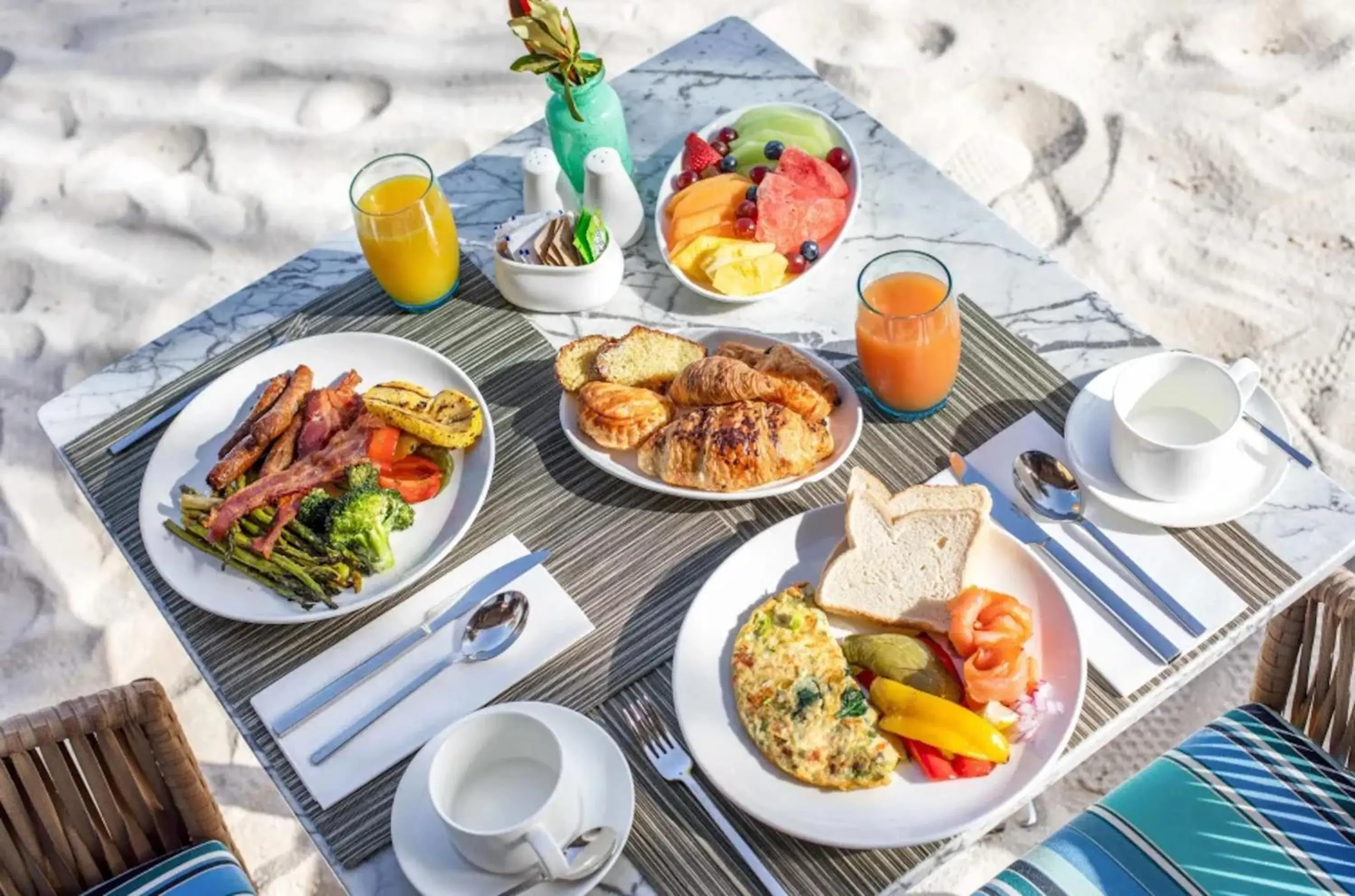 Breakfast in Zemi Beach House, LXR Hotels & Resorts Breakfast in Zemi Beach House, LXR Hotels & Resorts